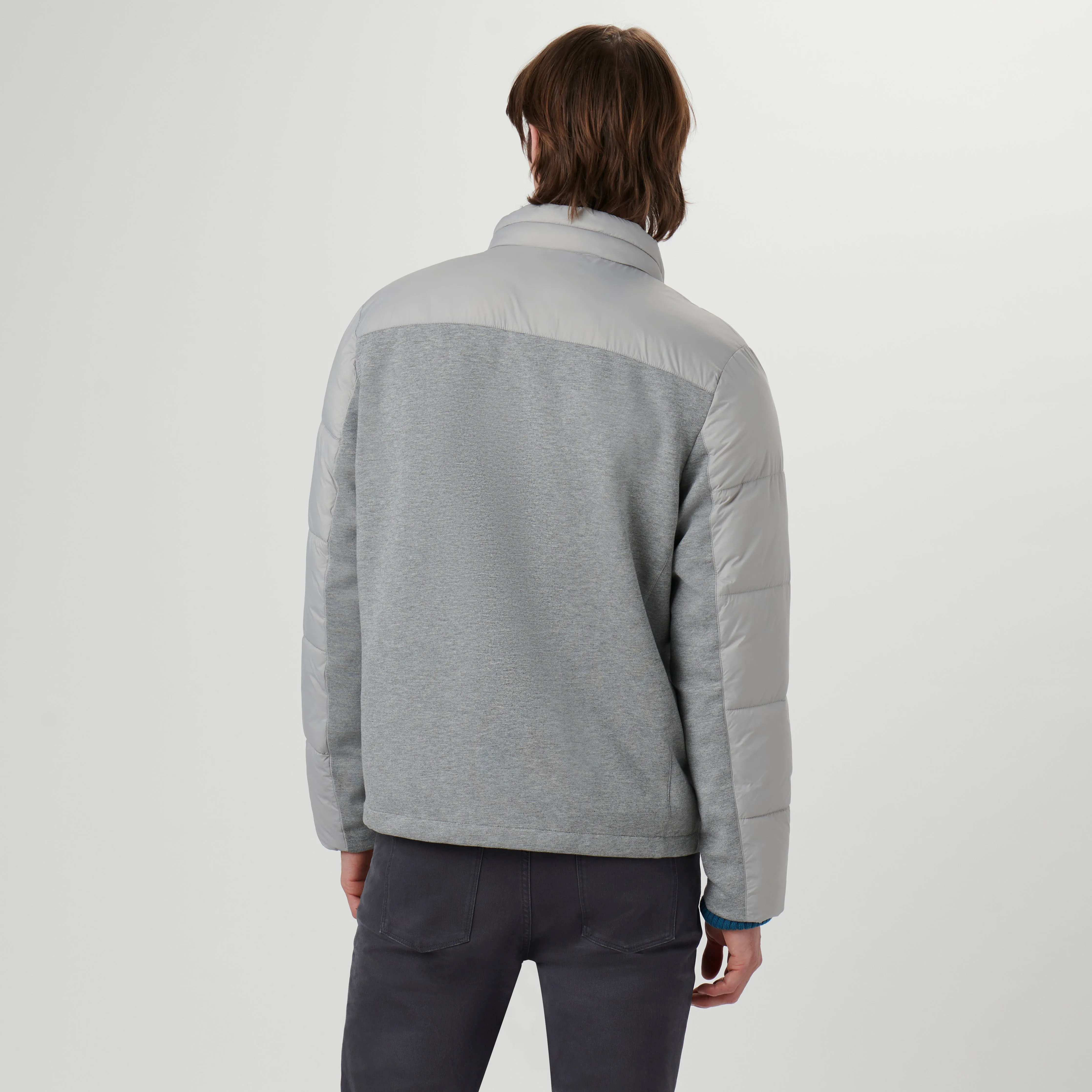 Quilted Bomber Jacket with Stow-Away Hood sold by Bugatchi product image thumbnail 4