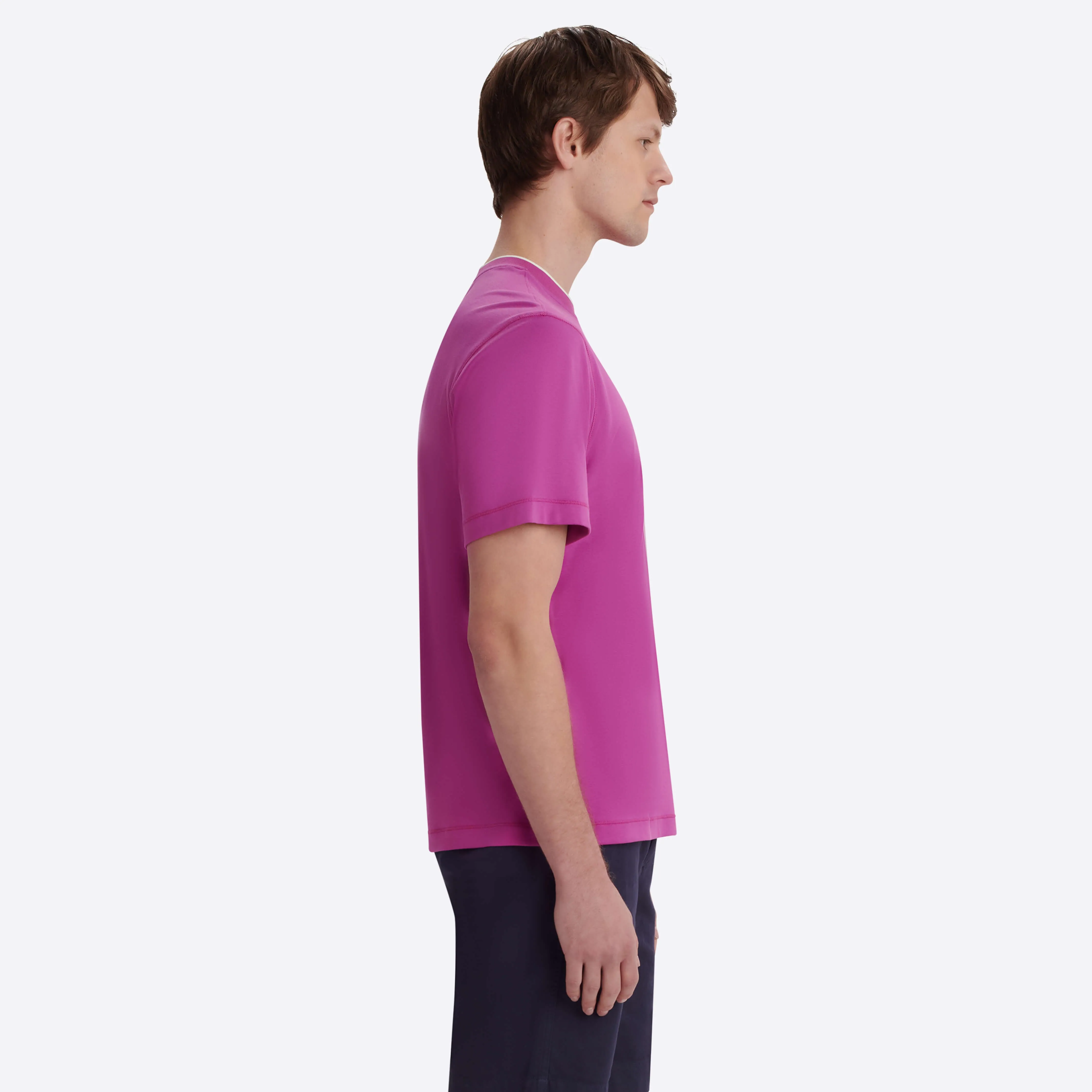 Short Sleeve Crew Neck T-Shirt sold by Bugatchi product image thumbnail 3