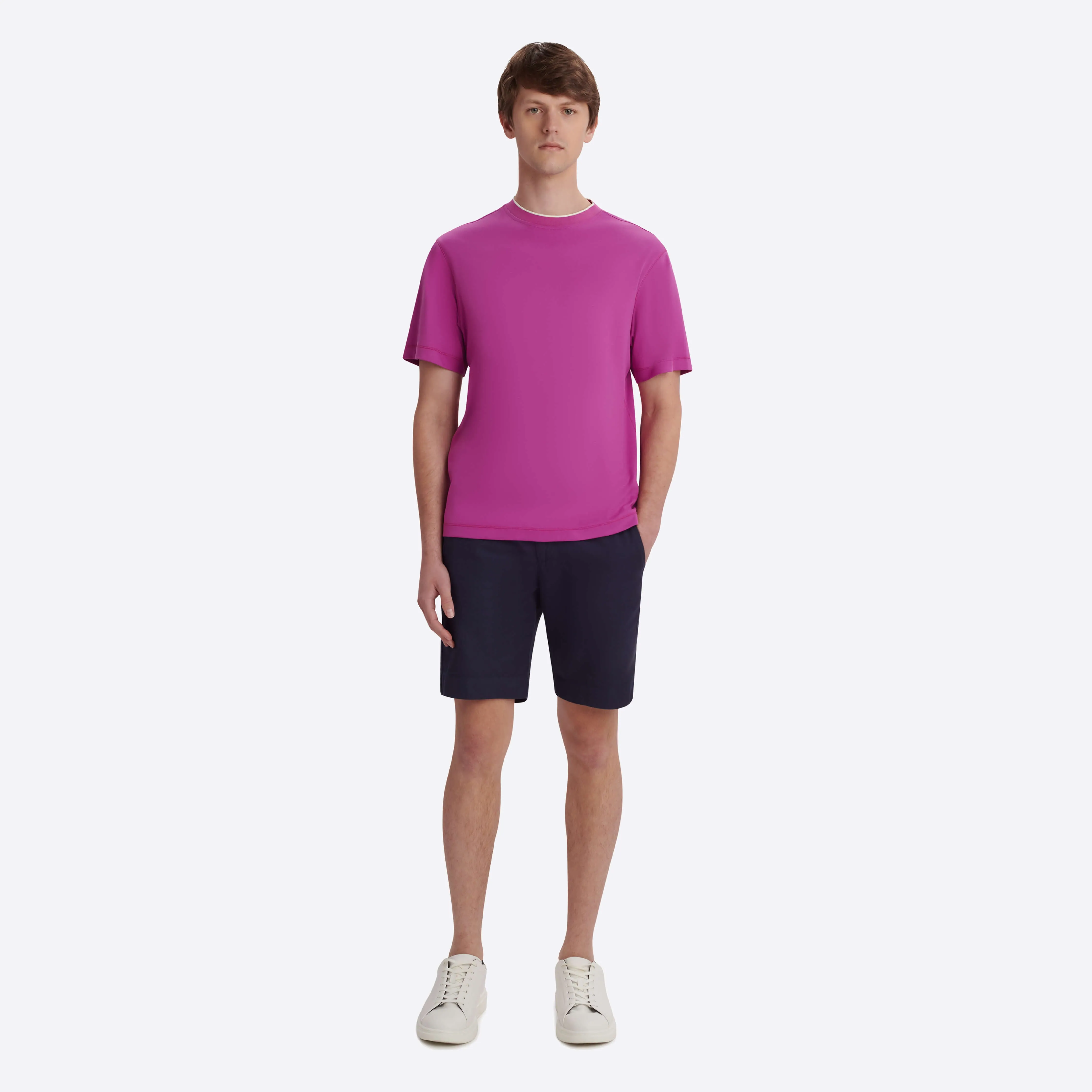 Short Sleeve Crew Neck T-Shirt sold by Bugatchi product image thumbnail 5
