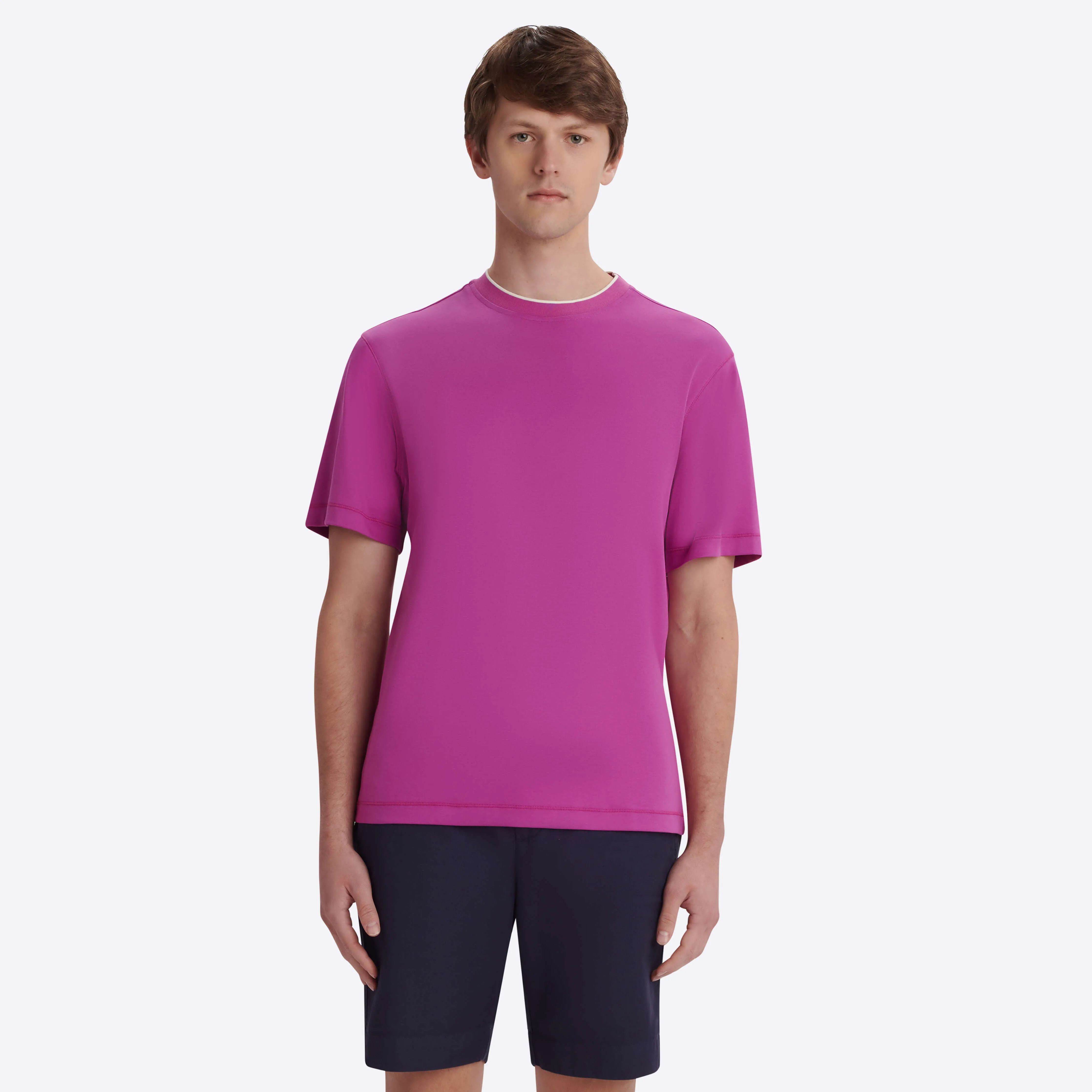 Short Sleeve Crew Neck T-Shirt sold by Bugatchi product image thumbnail 2