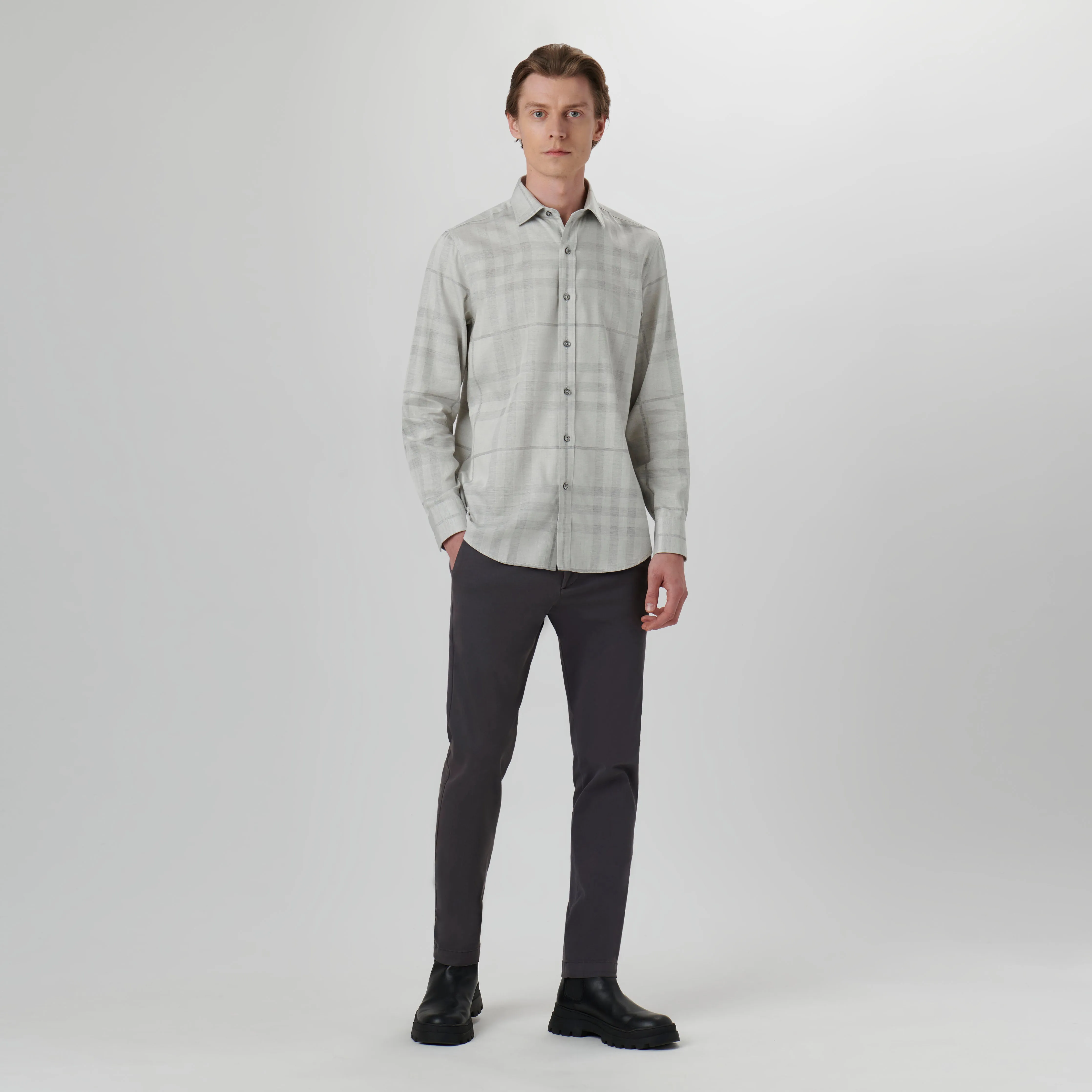 Julian Checkered Shirt sold by Bugatchi product image thumbnail 5
