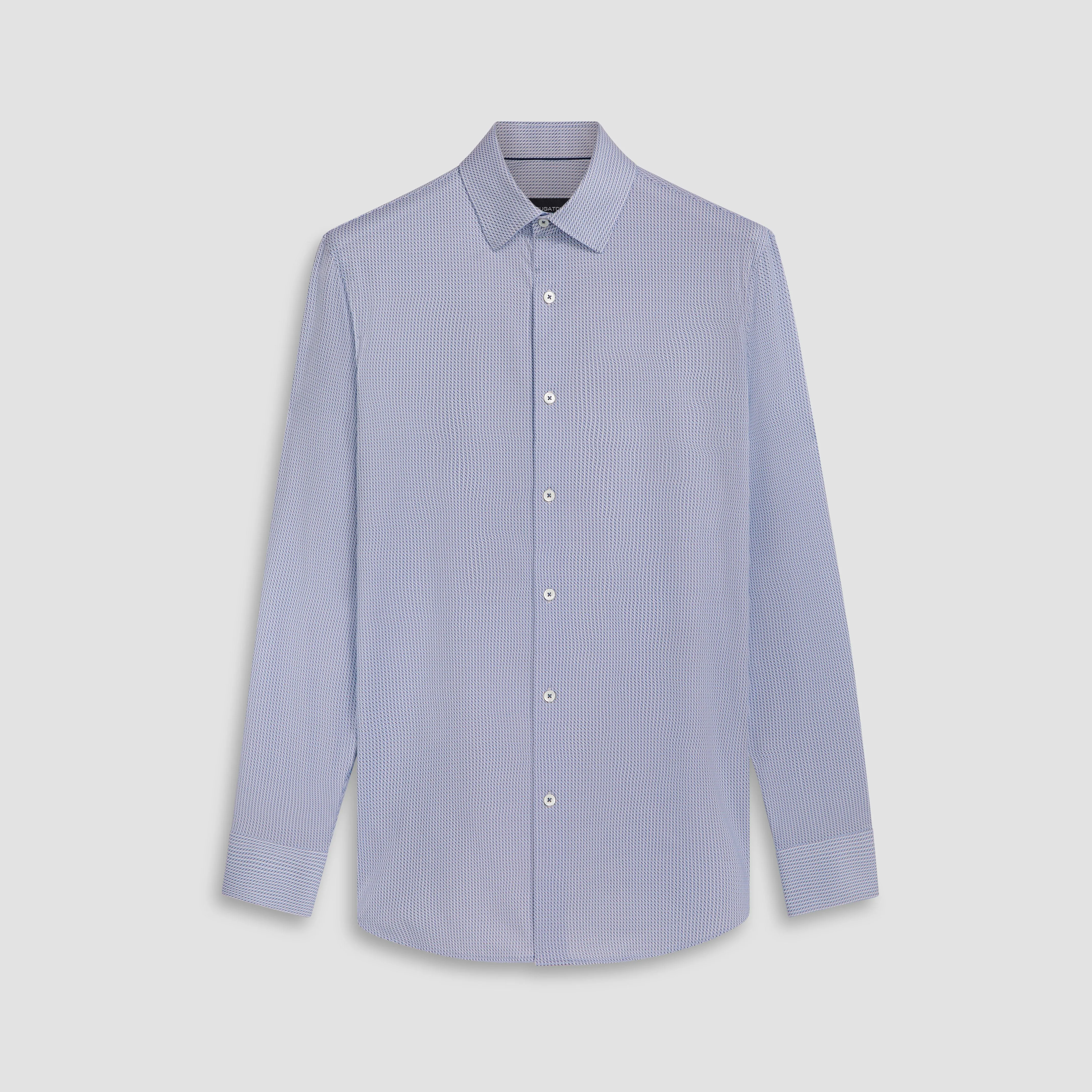 James Geometric Print OoohCotton Shirt sold by Bugatchi