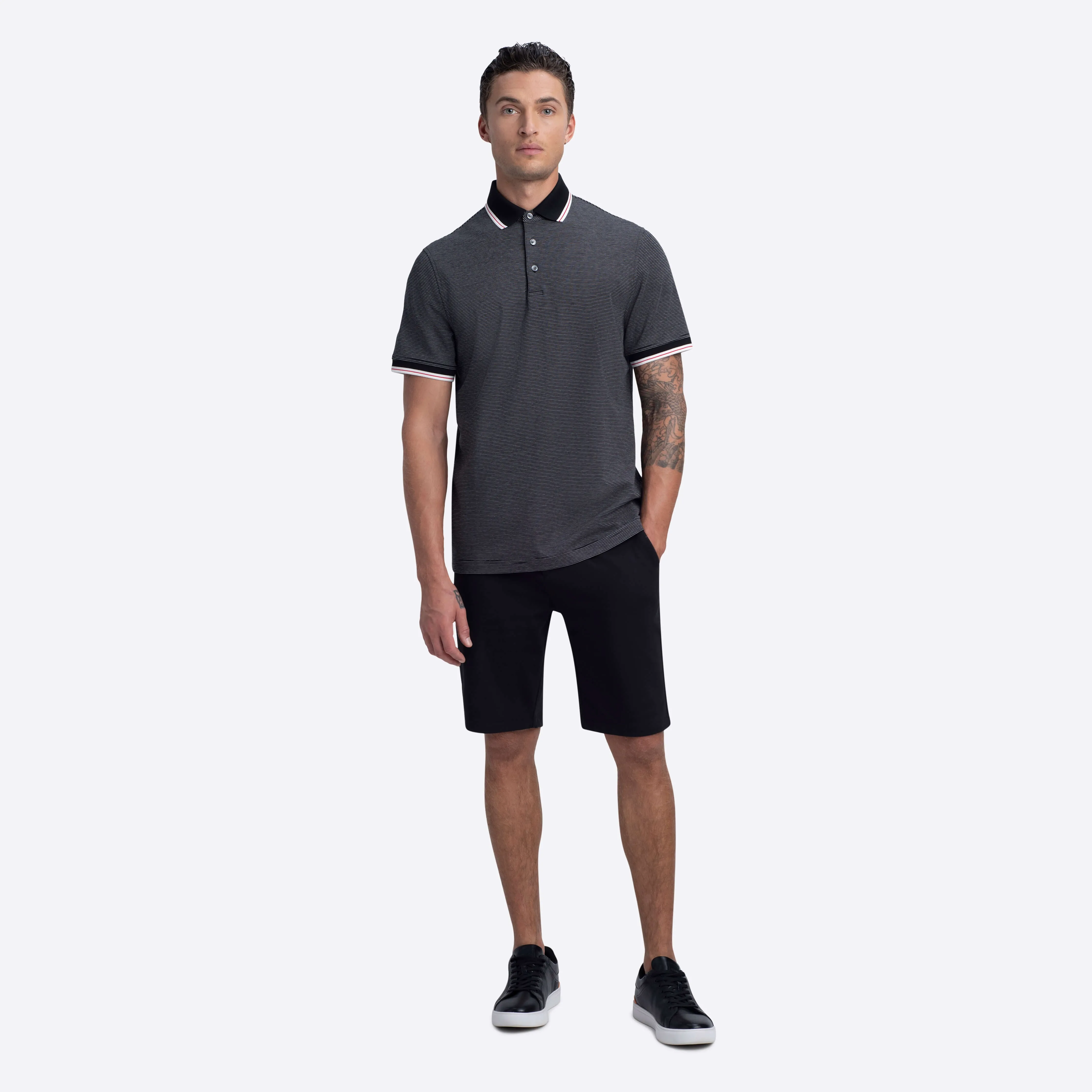 Striped Polo sold by Bugatchi product image thumbnail 5