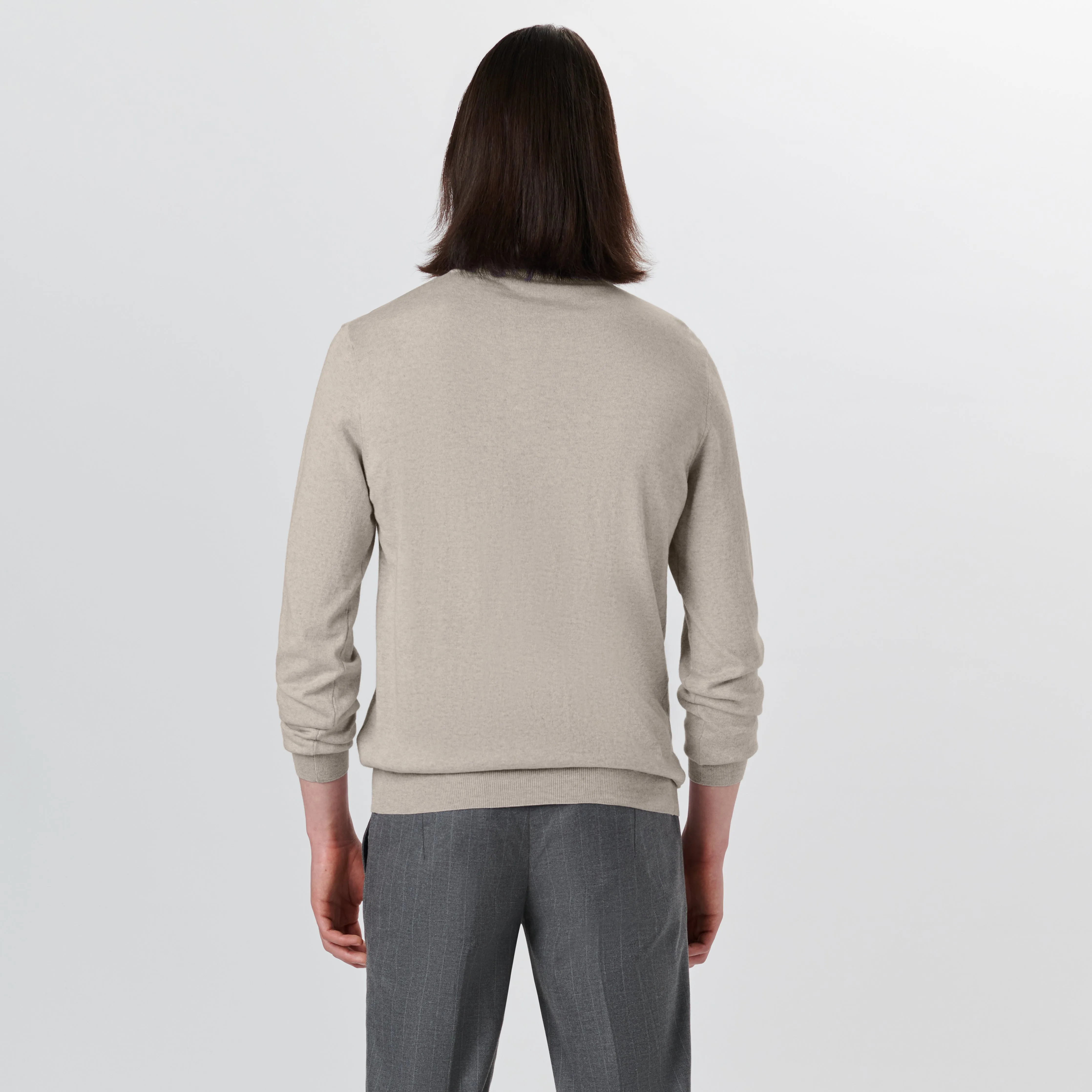 Melange Quarter Zip Pullover Sweater sold by Bugatchi product image thumbnail 4