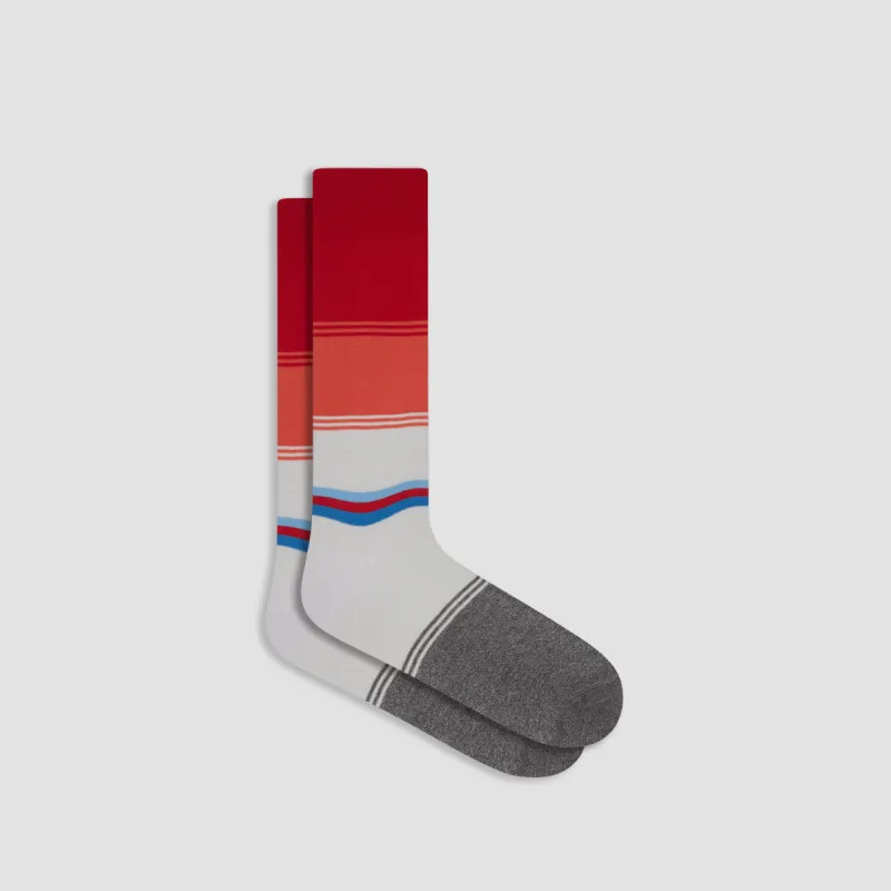 Color Block Mid-Calf Socks sold by Bugatchi
