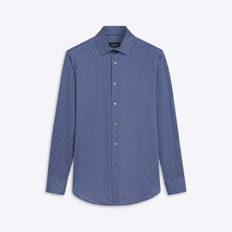 JAMES Geometric Print OoohCotton Shirt sold by Bugatchi