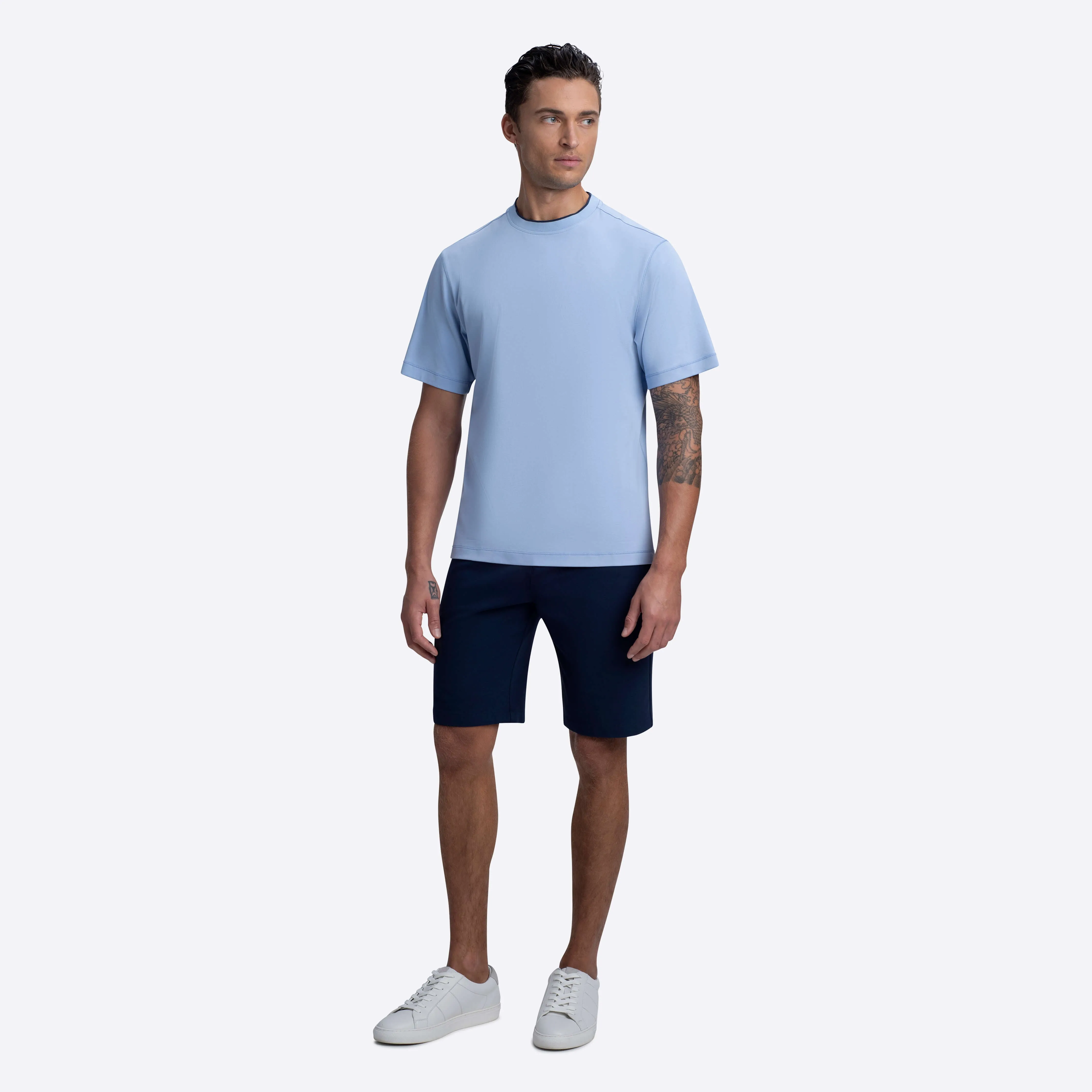 Short Sleeve Crew Neck T-Shirt sold by Bugatchi product image thumbnail 5