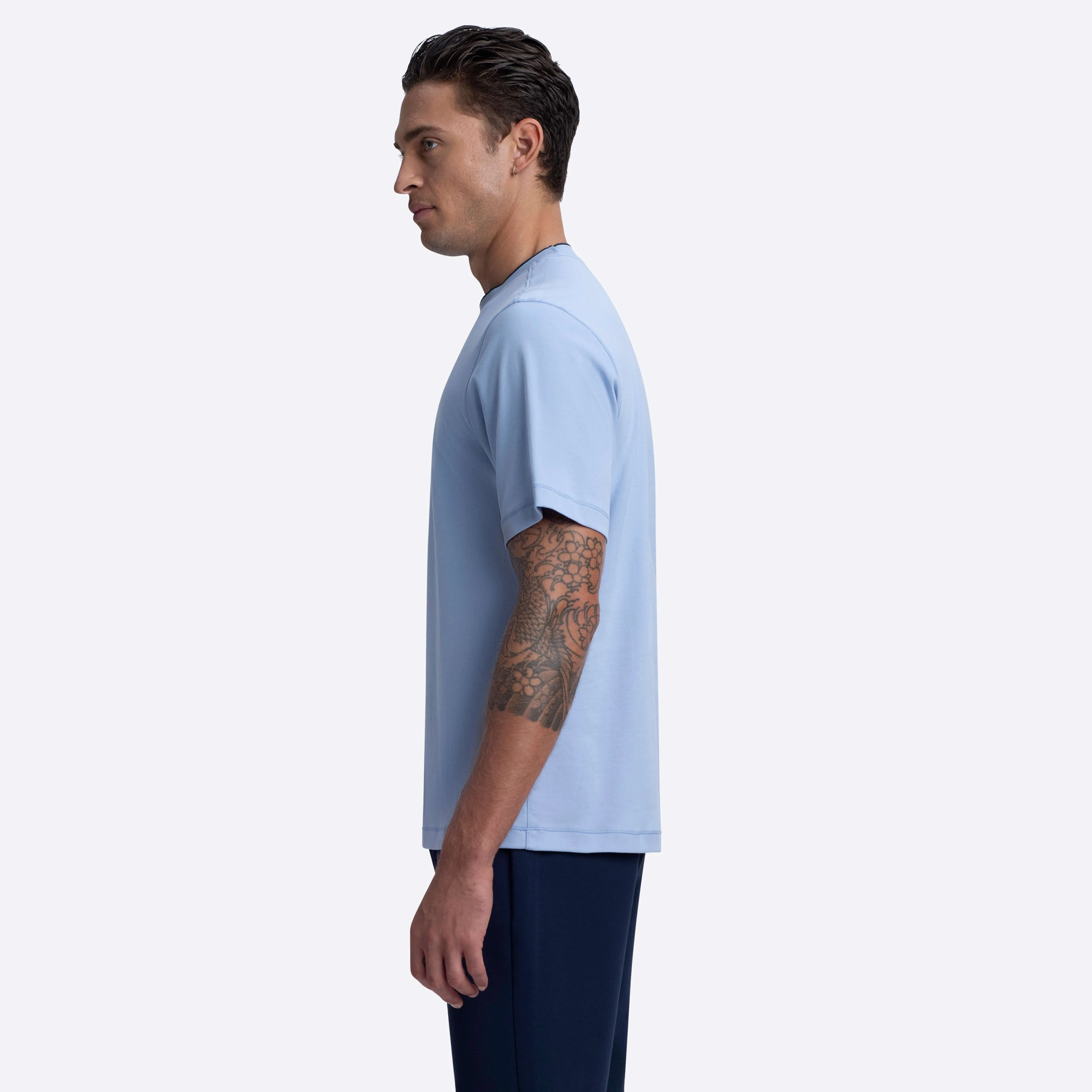 Short Sleeve Crew Neck T-Shirt sold by Bugatchi product image thumbnail 3