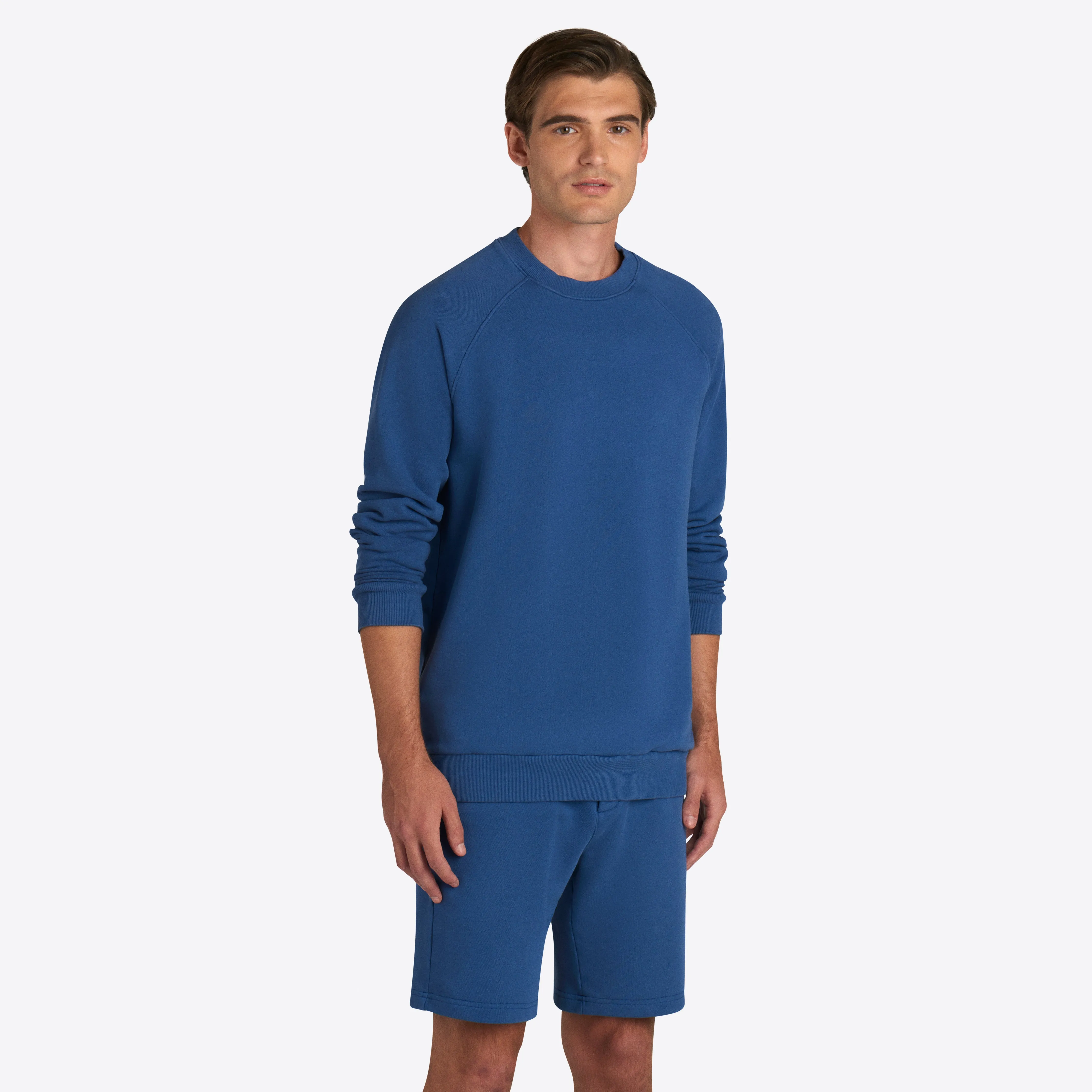 COMFORT Solid Long Sleeve Crew Neck Pullover sold by Bugatchi product image thumbnail 3