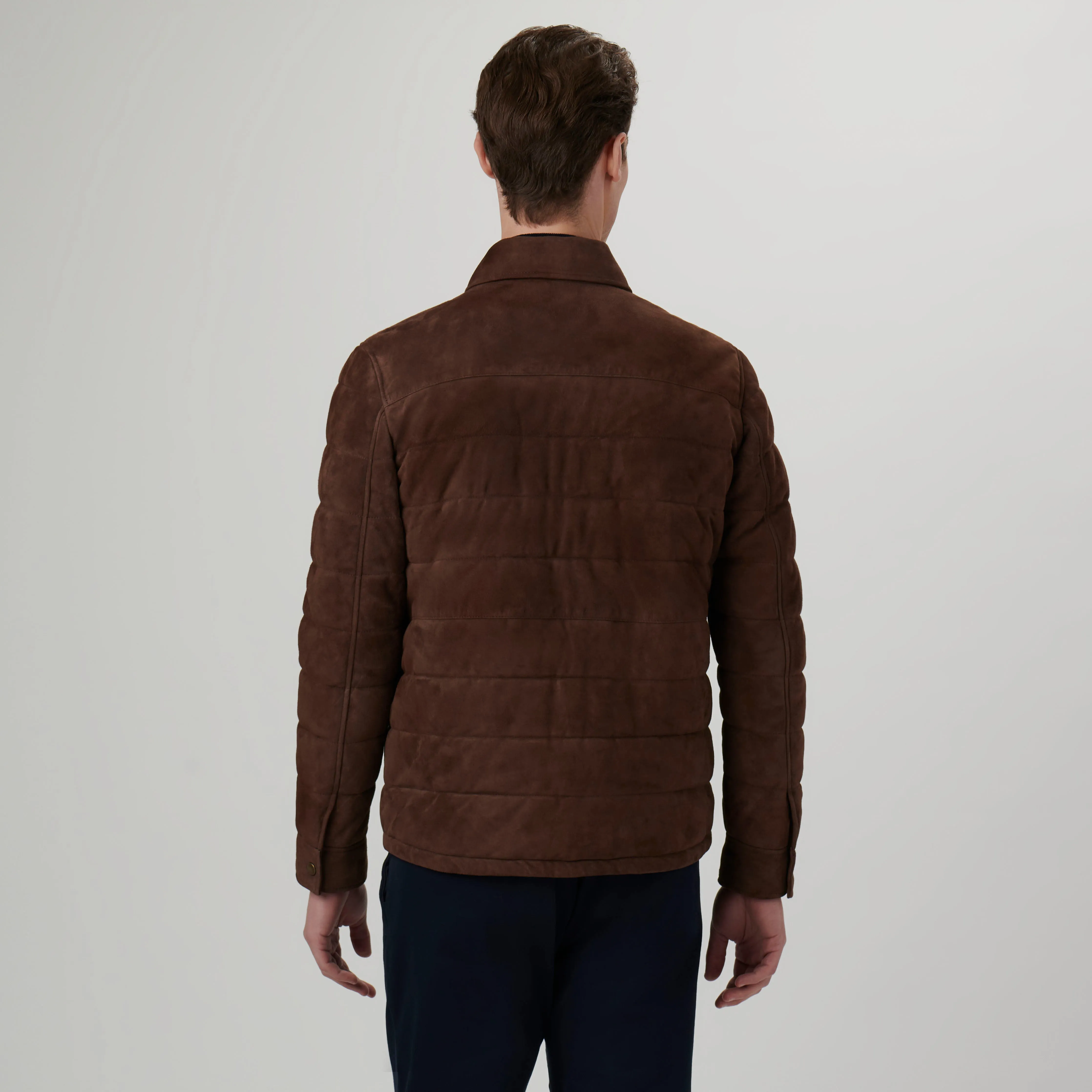 Quilted Suede Jacket sold by Bugatchi product image thumbnail 5