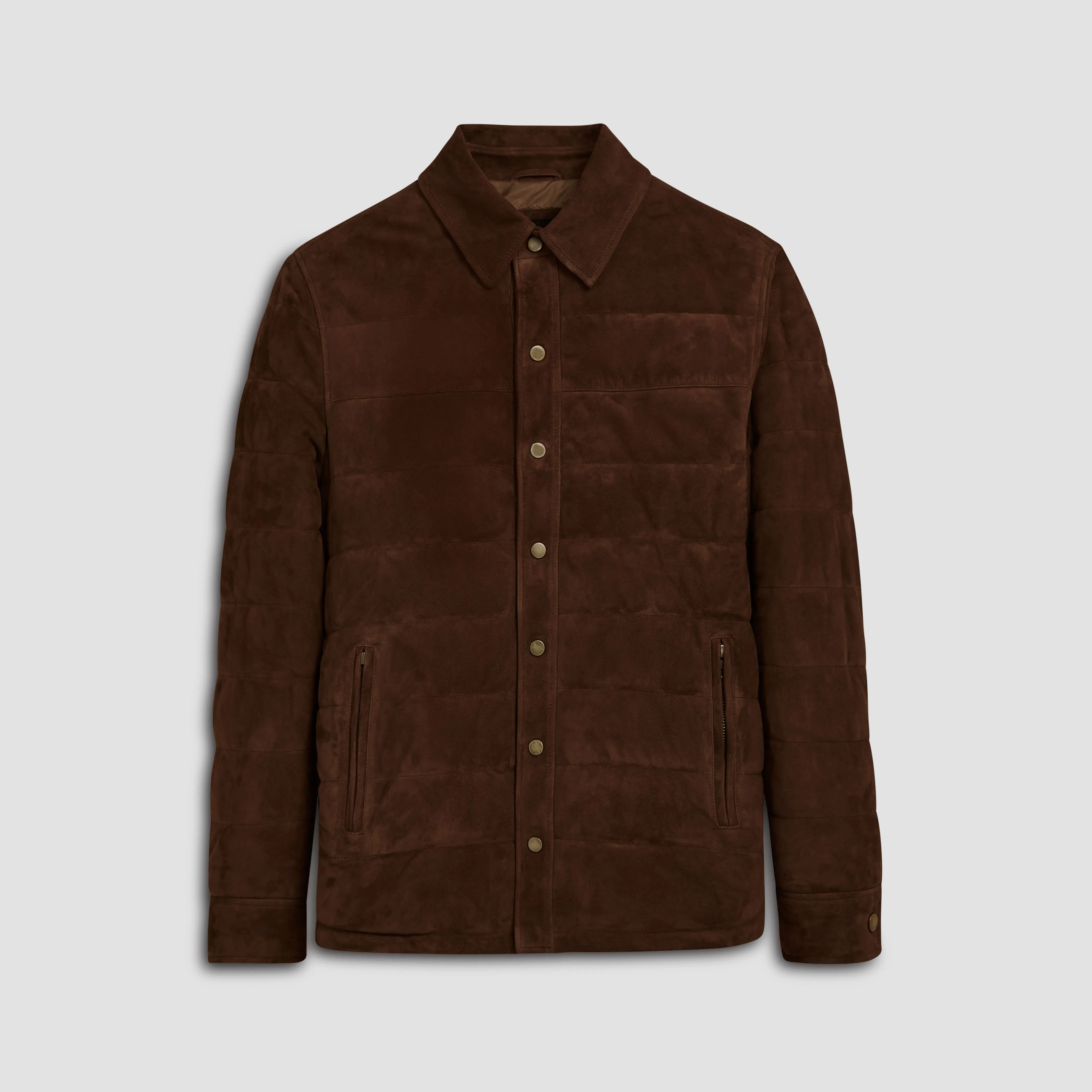 Quilted Suede Jacket sold by Bugatchi product image thumbnail 2
