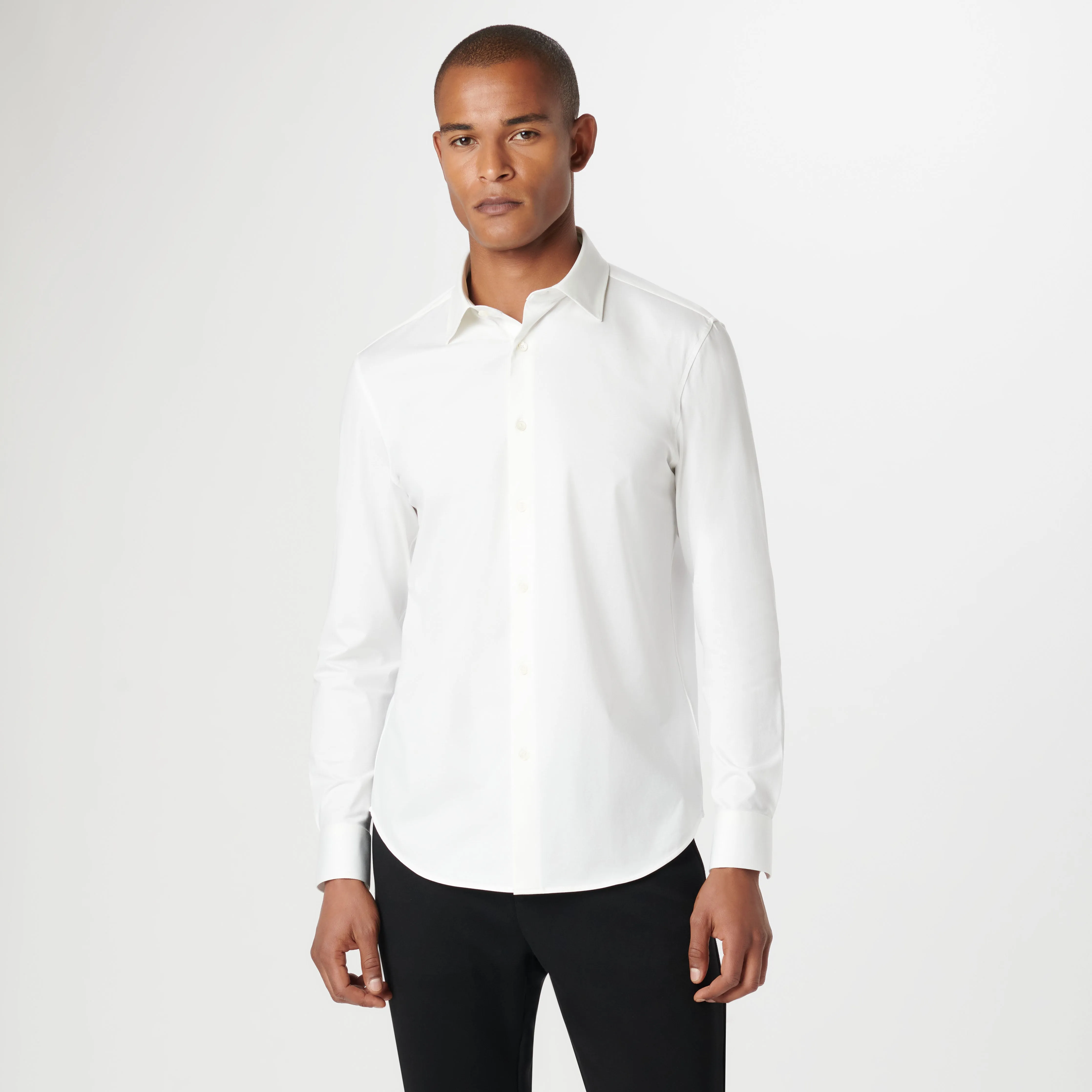 James Solid OoohCotton Shirt sold by Bugatchi product image thumbnail 2