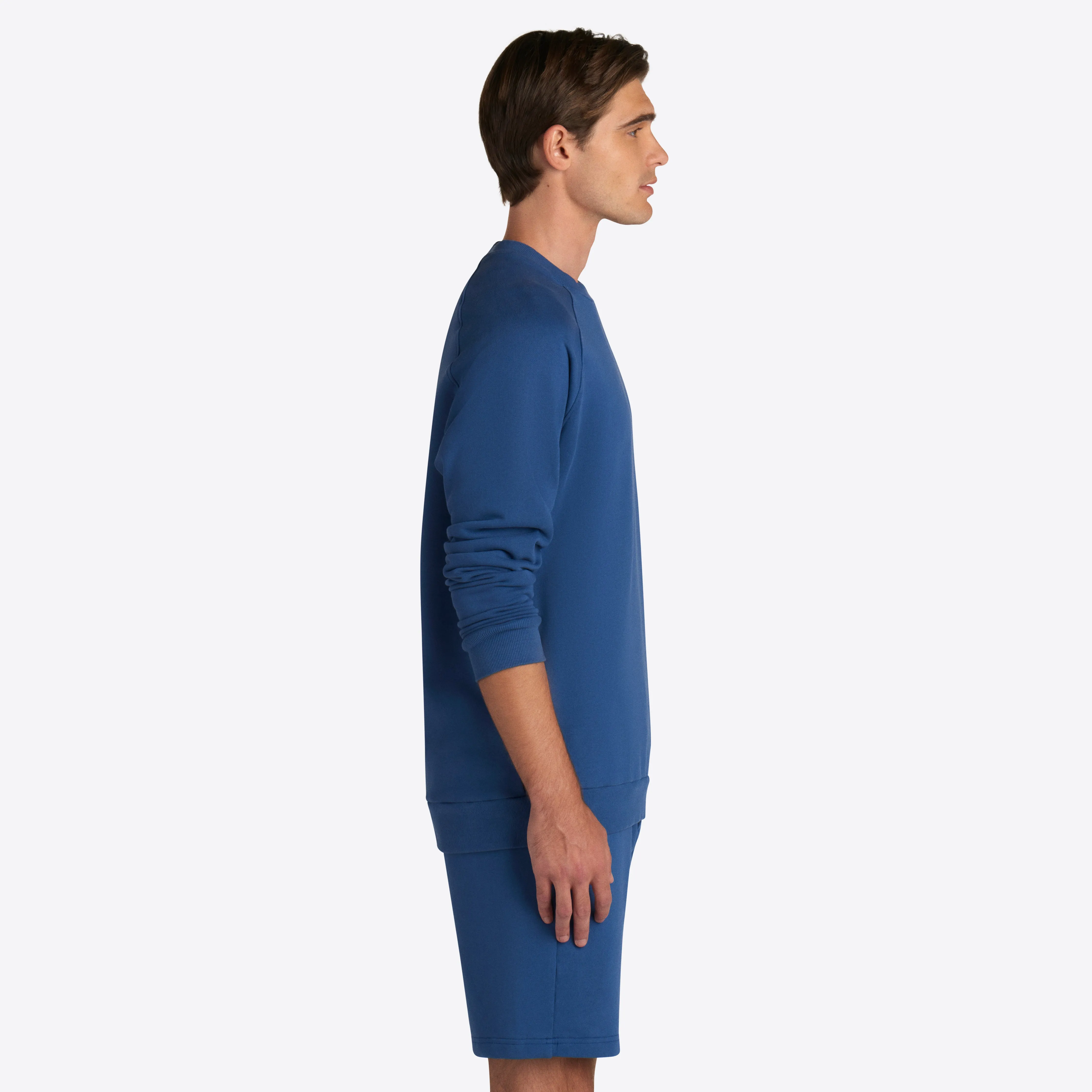 COMFORT Solid Long Sleeve Crew Neck Pullover sold by Bugatchi product image thumbnail 4