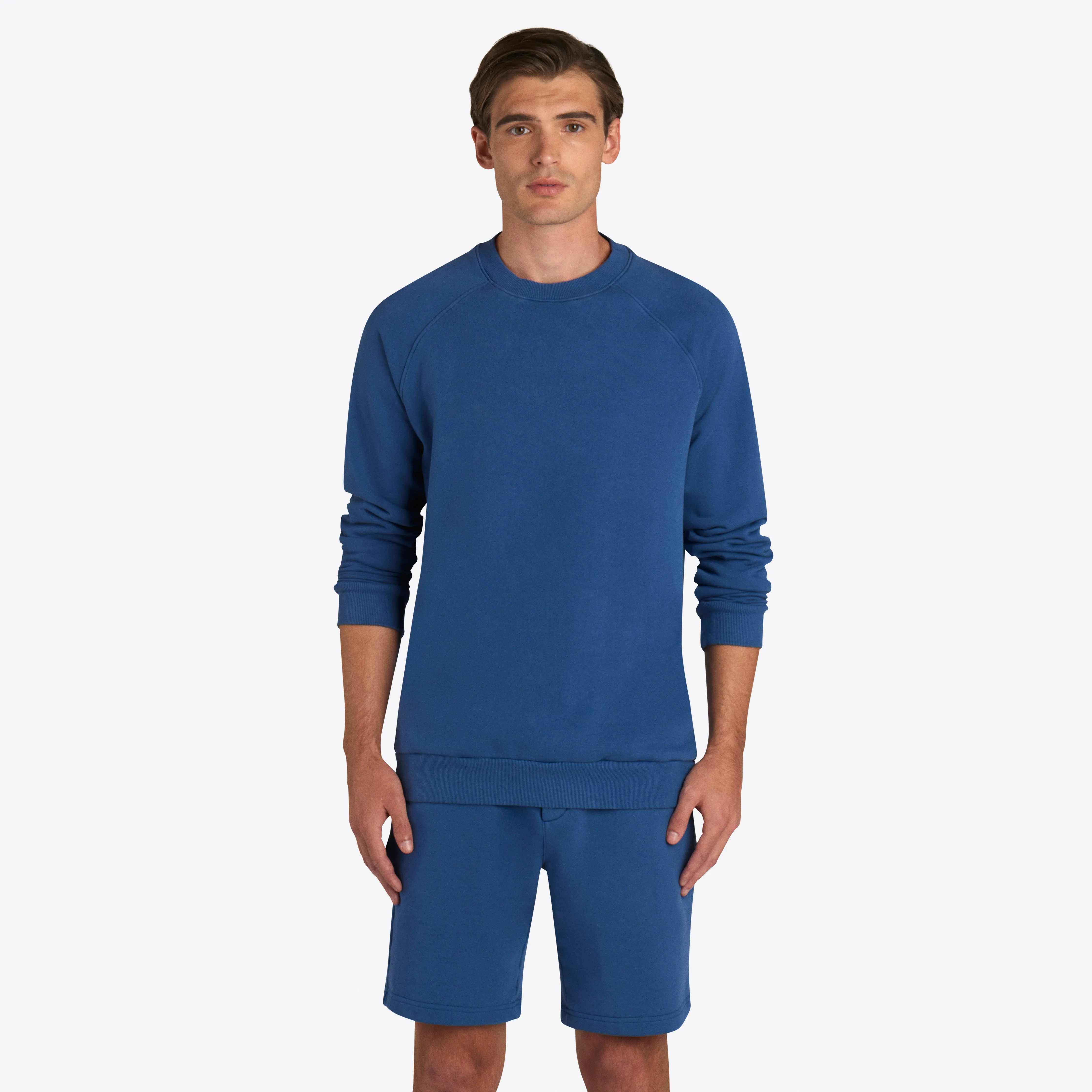COMFORT Solid Long Sleeve Crew Neck Pullover sold by Bugatchi product image thumbnail 2