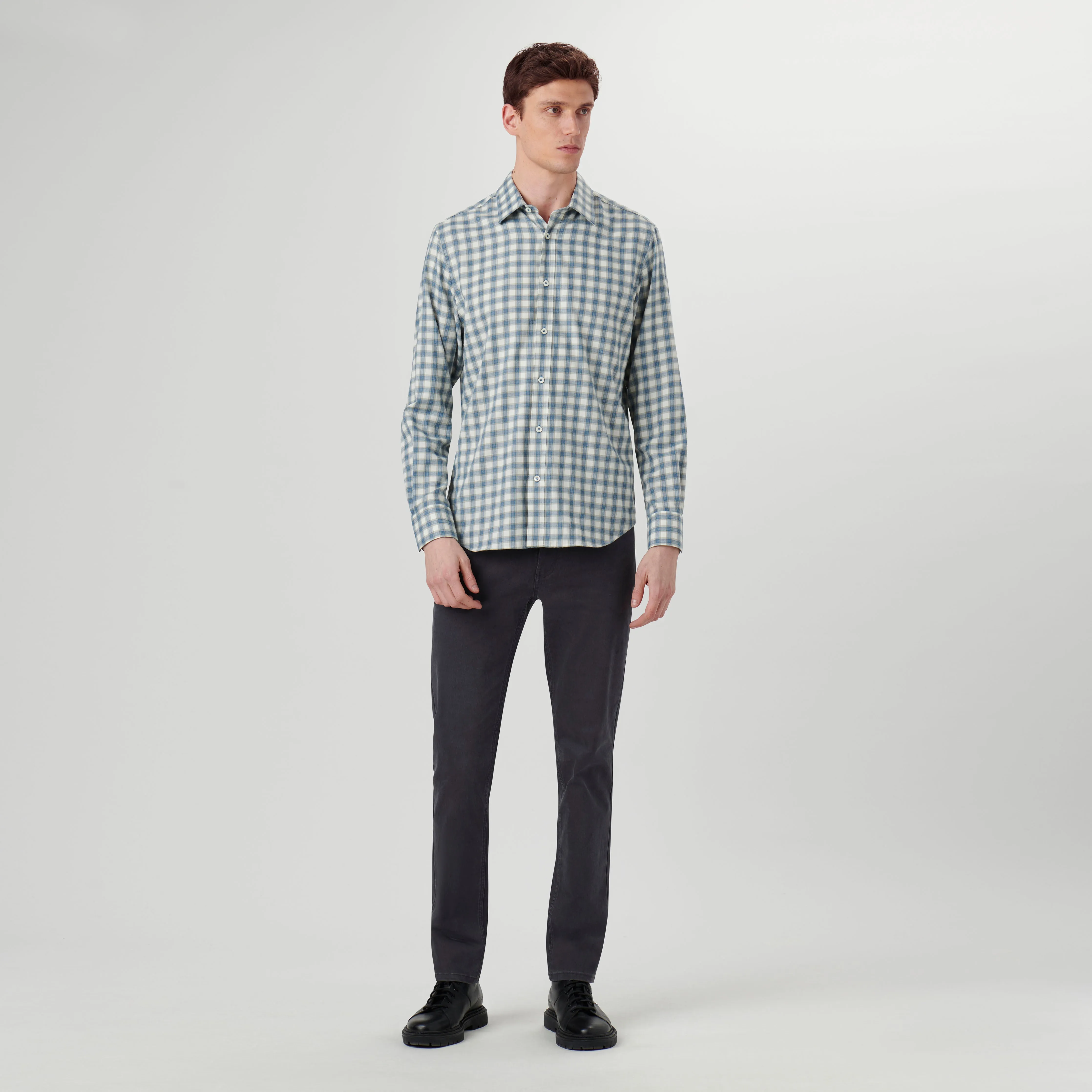 Julian Plaid Shirt sold by Bugatchi product image thumbnail 5