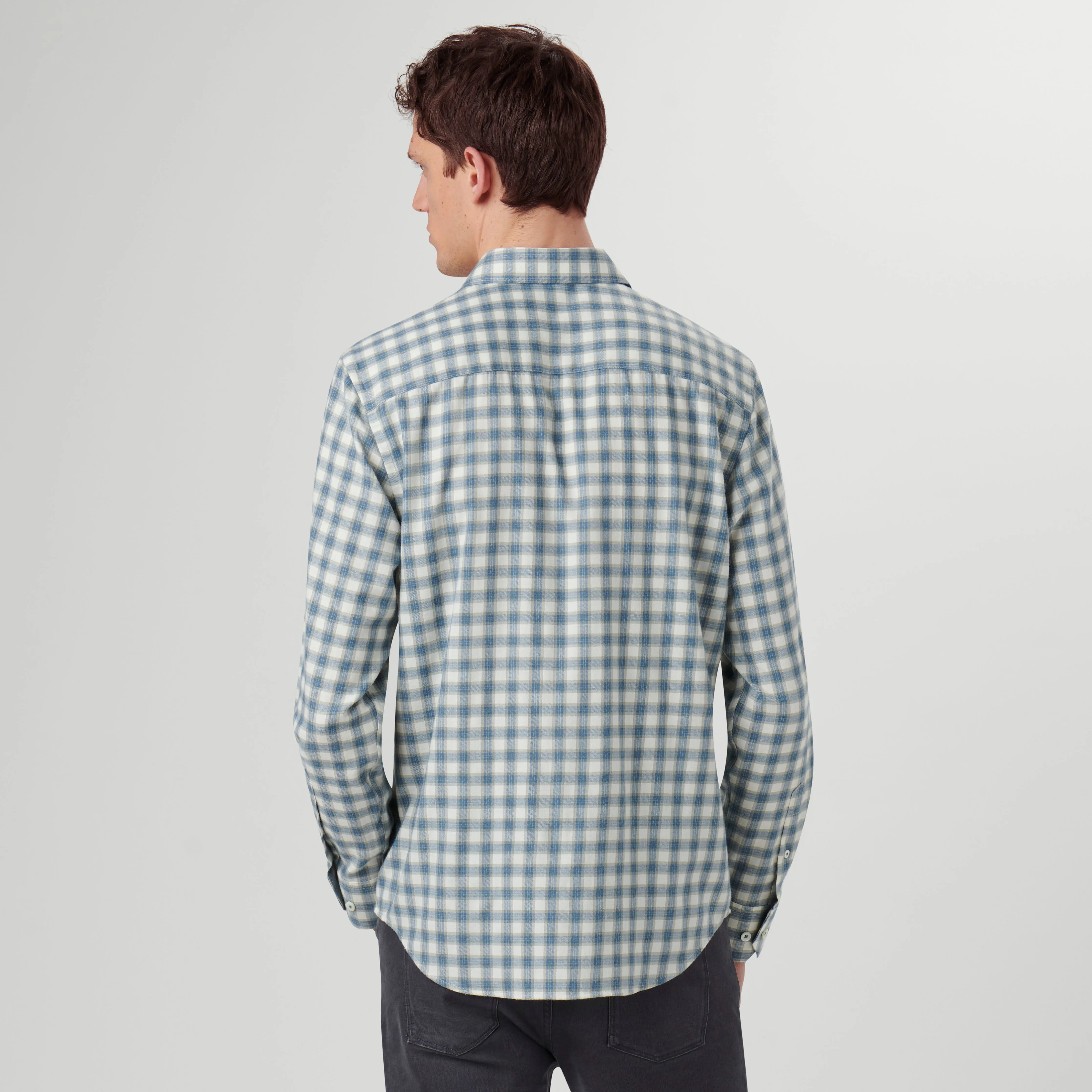 Julian Plaid Shirt sold by Bugatchi product image thumbnail 4
