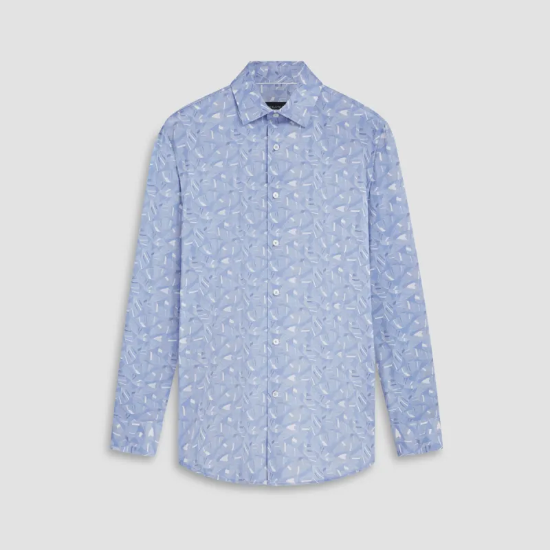 James Leaf Print OoohCotton Shirt sold by Bugatchi