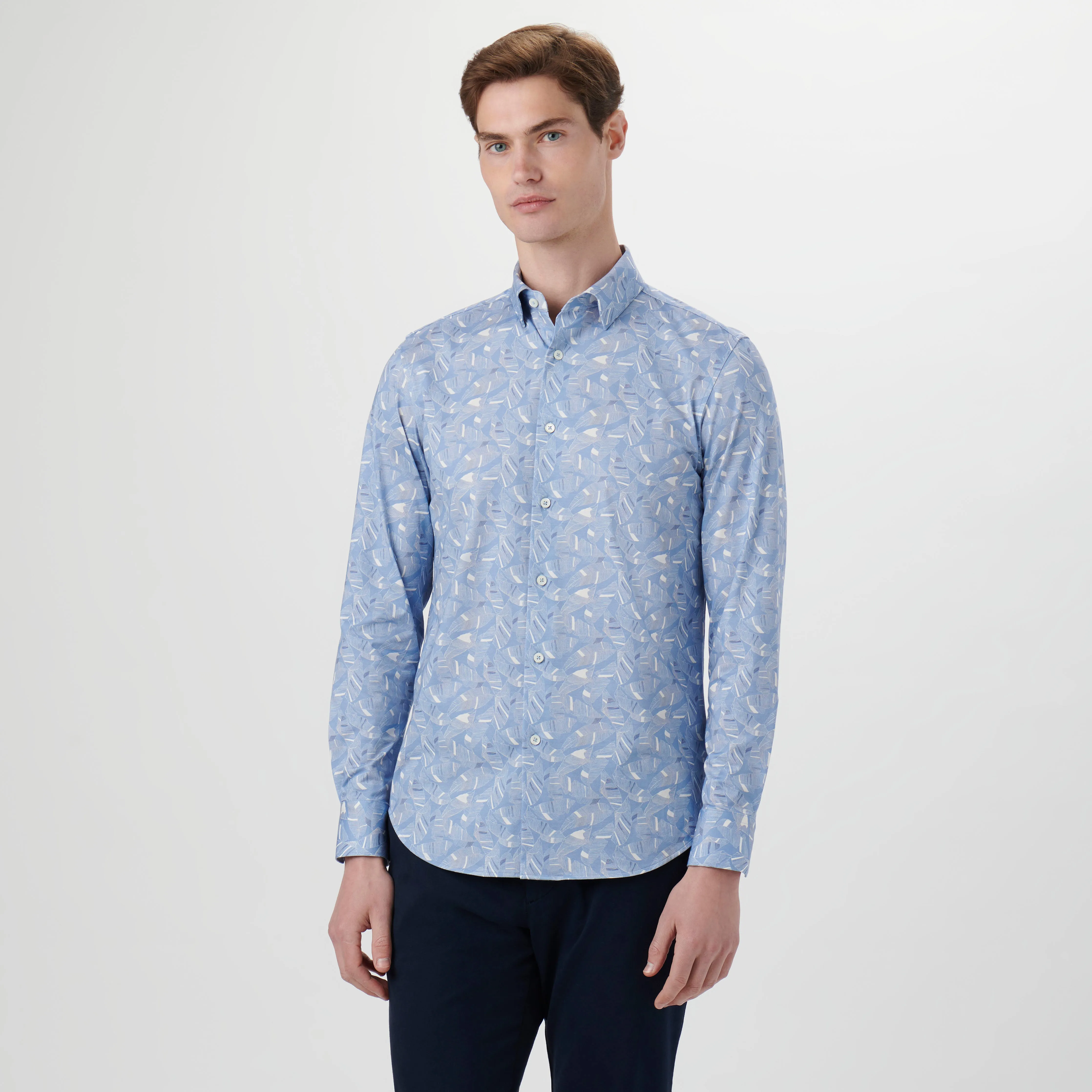 James Leaf Print OoohCotton Shirt sold by Bugatchi product image thumbnail 2