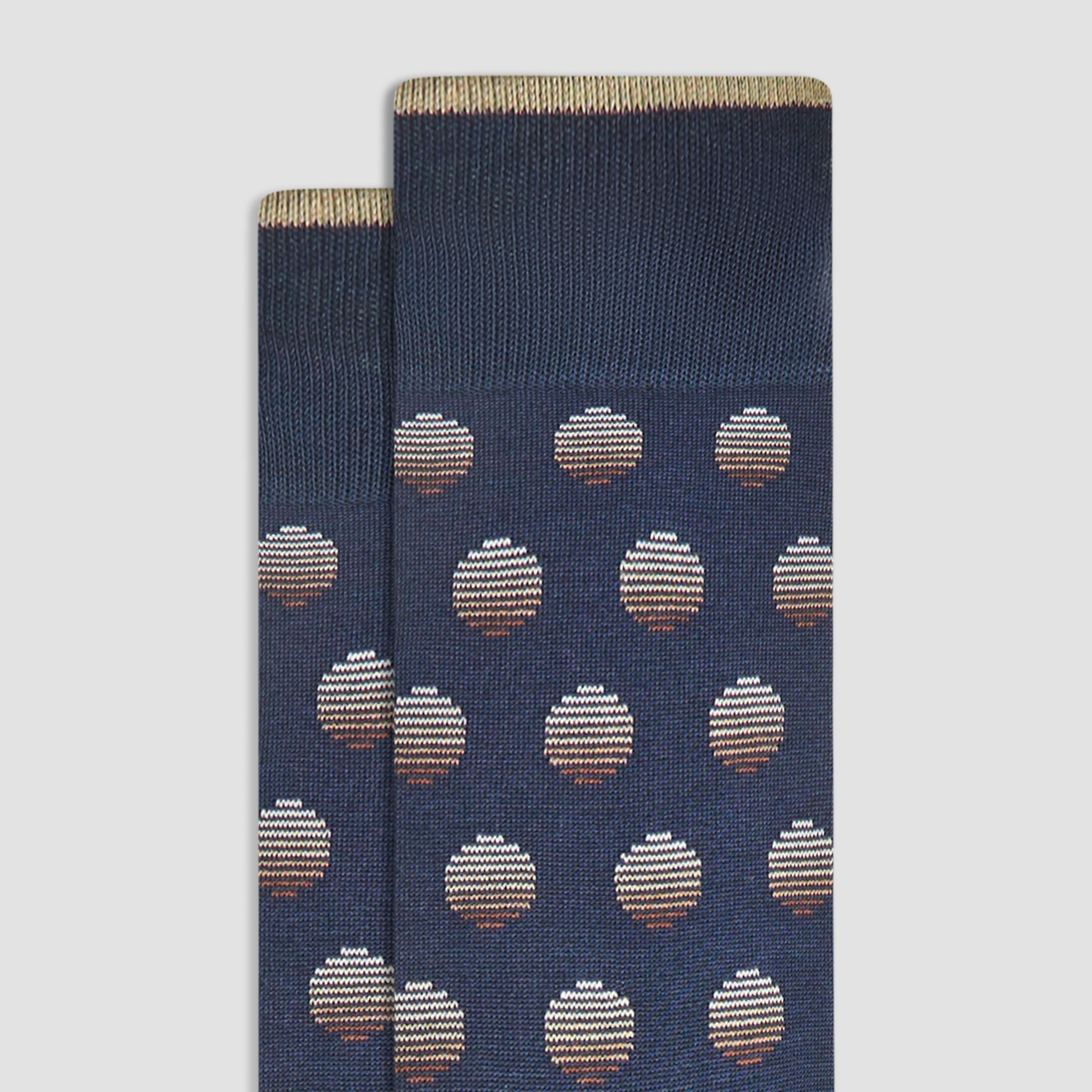 Coin Dot Mid-Calf Socks sold by Bugatchi product image thumbnail 2