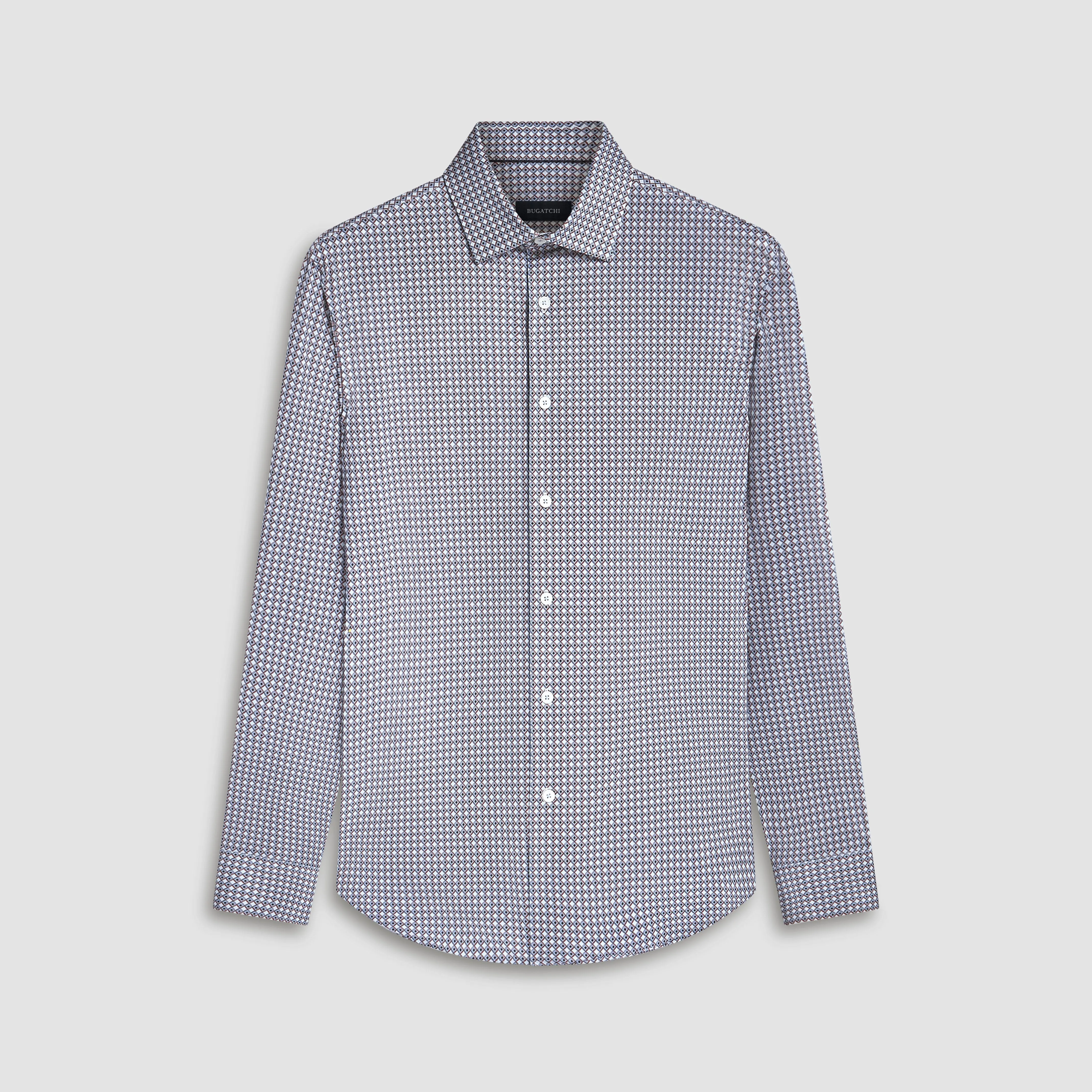 James Geometric OoohCotton Shirt sold by Bugatchi