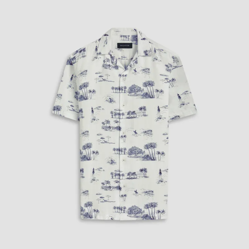 Jackson Retro Coastal Short Sleeve Shirt sold by Bugatchi