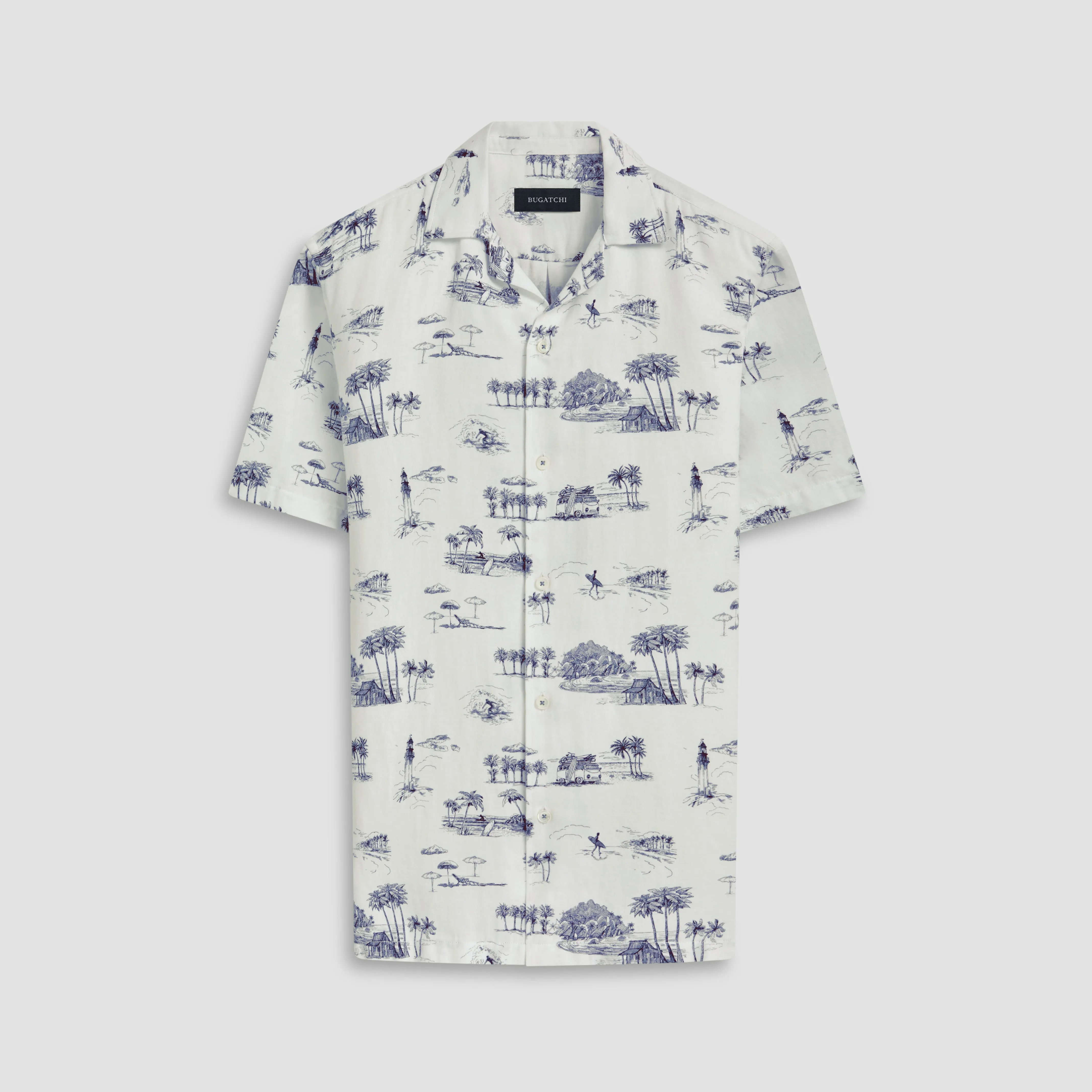 Jackson Retro Coastal Short Sleeve Shirt sold by Bugatchi