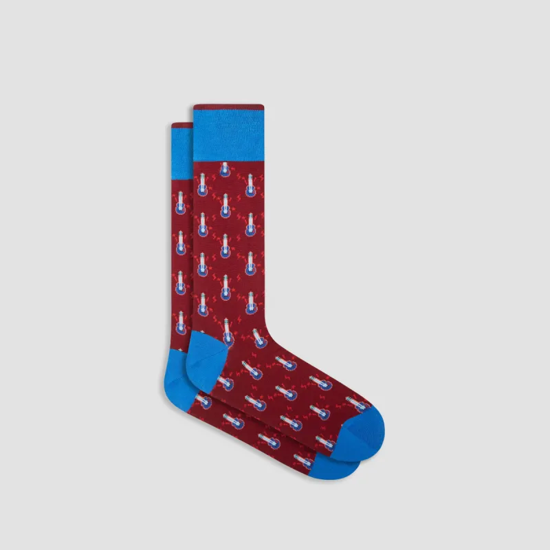 Guitars Mid-Calf Socks sold by Bugatchi
