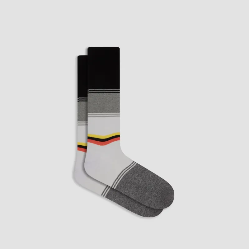 Color Block Mid-Calf Socks sold by Bugatchi