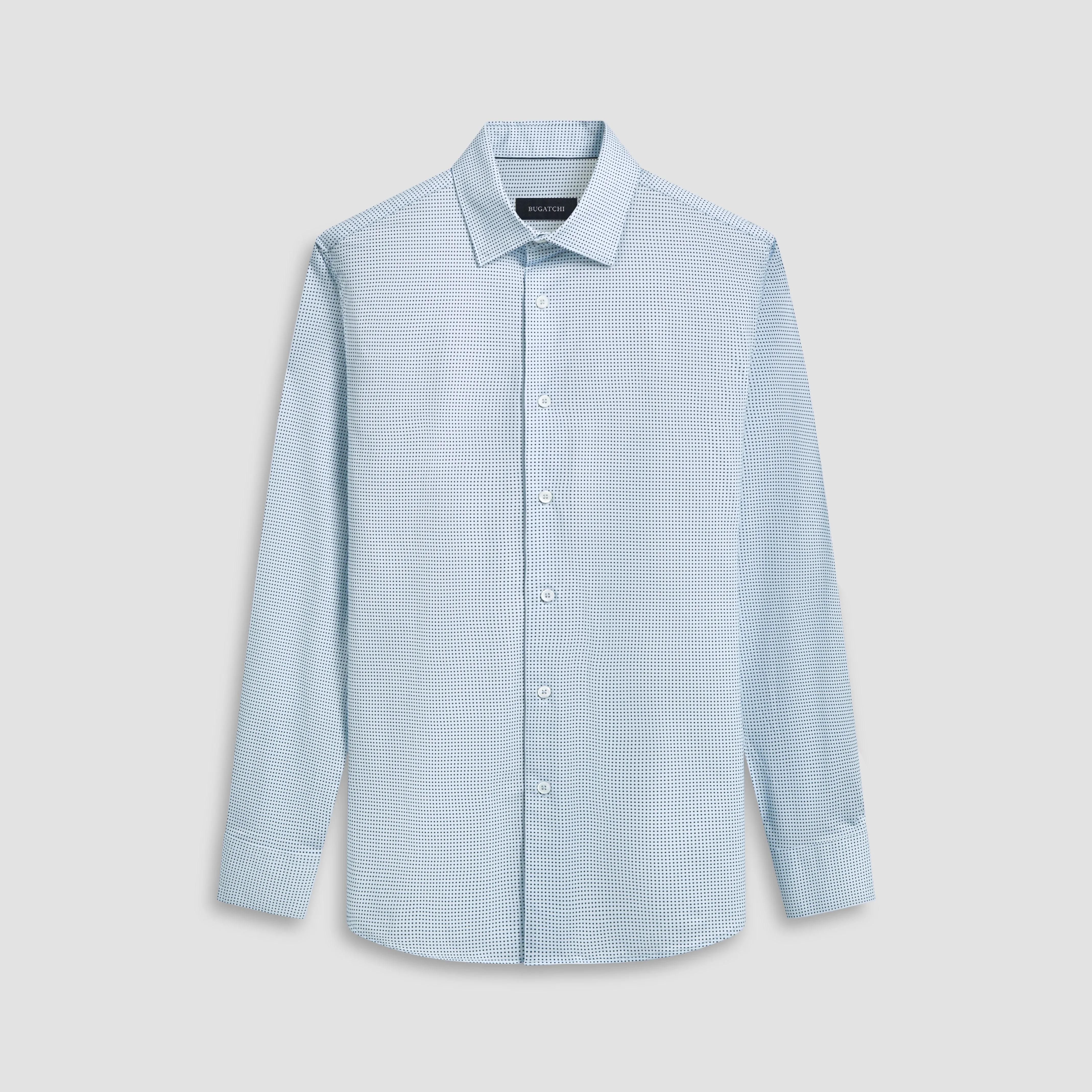 James Pin Dot OoohCotton Shirt sold by Bugatchi