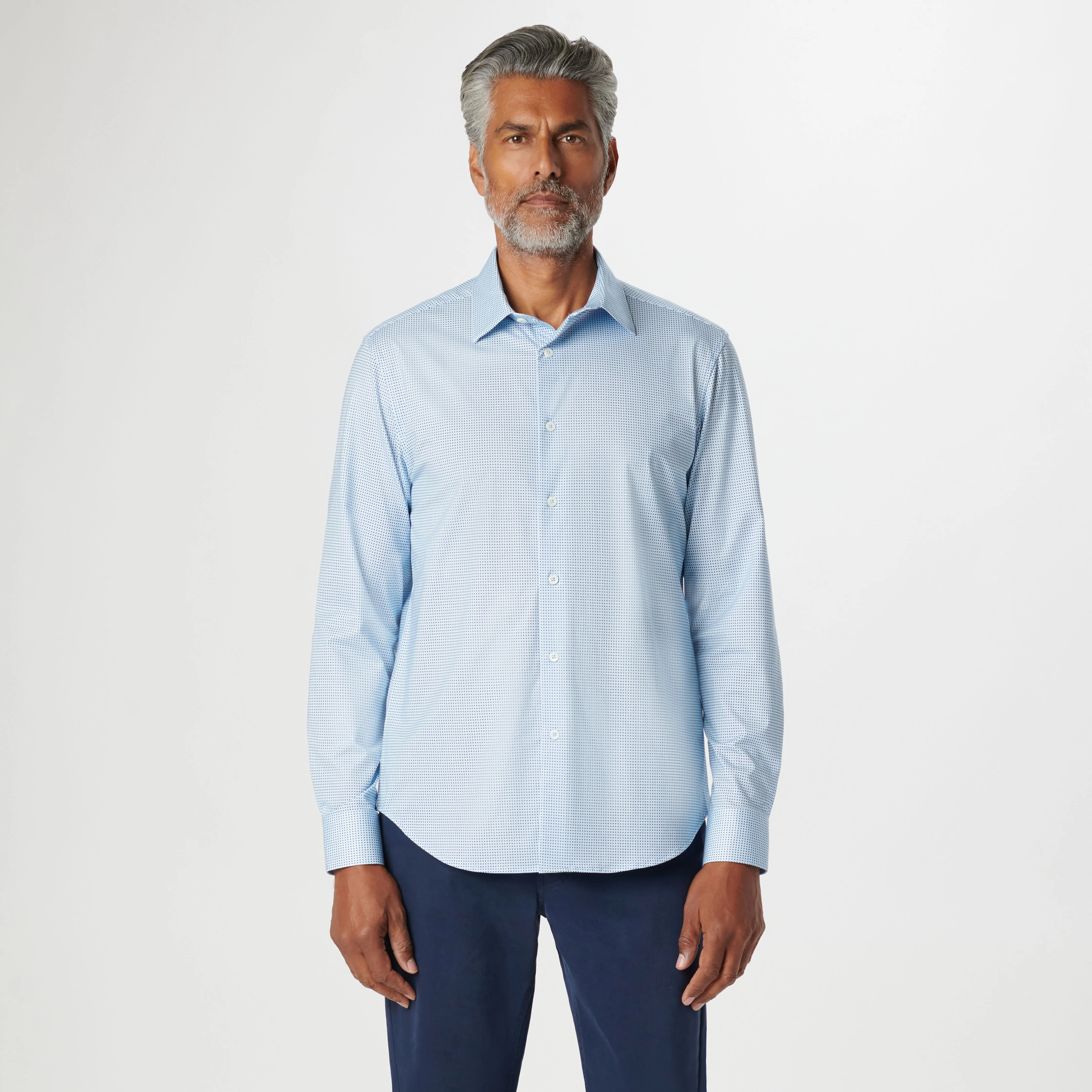 James Pin Dot OoohCotton Shirt sold by Bugatchi product image thumbnail 2