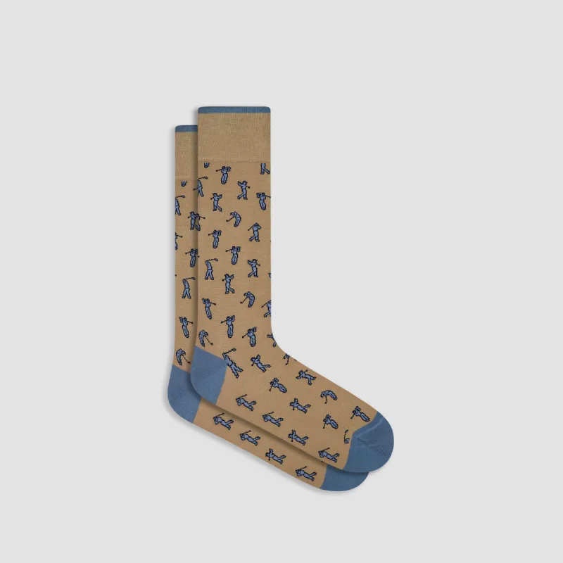 Golfers Mid-Calf Socks sold by Bugatchi