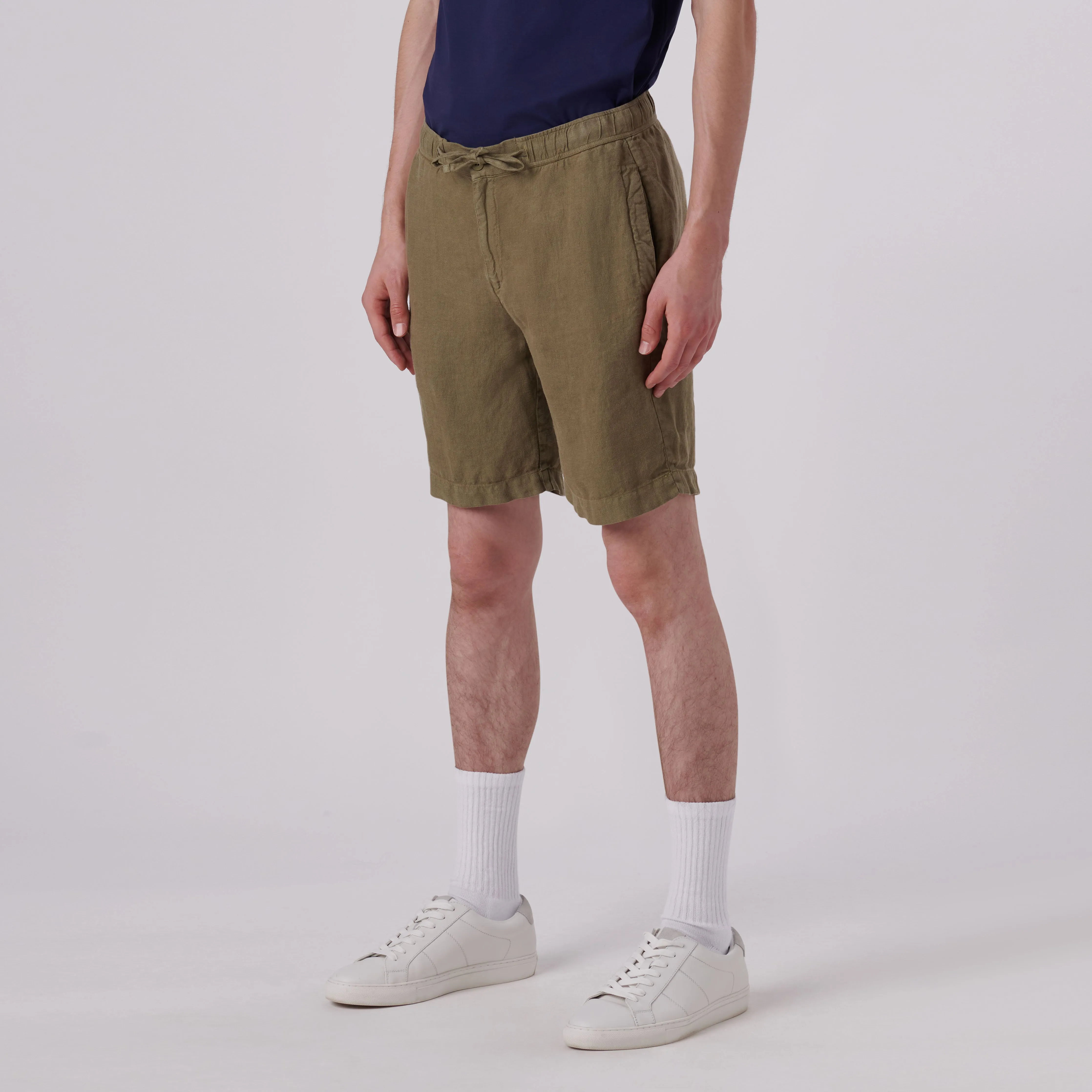 Linen Bermuda Shorts sold by Bugatchi product image thumbnail 3