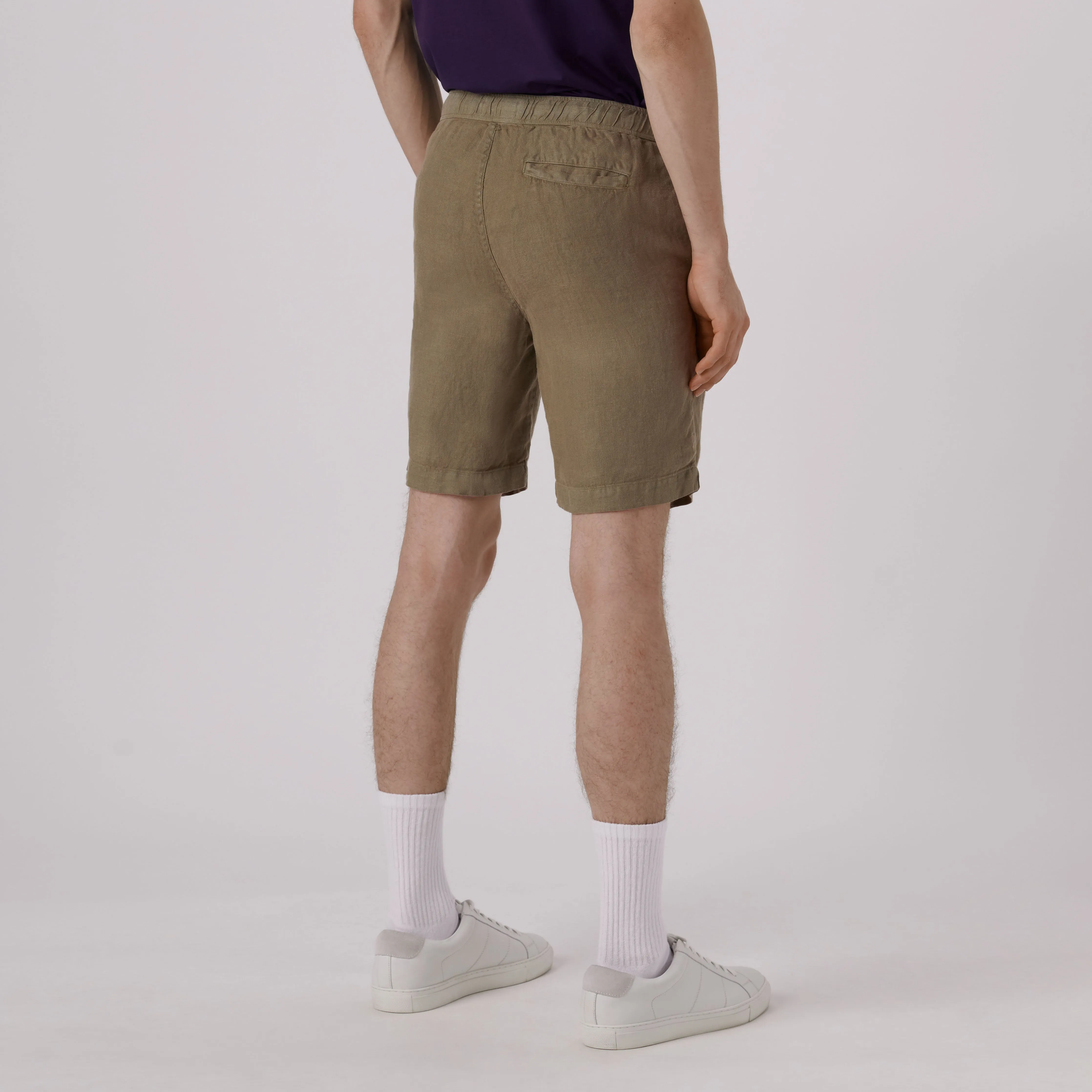 Linen Bermuda Shorts sold by Bugatchi product image thumbnail 4