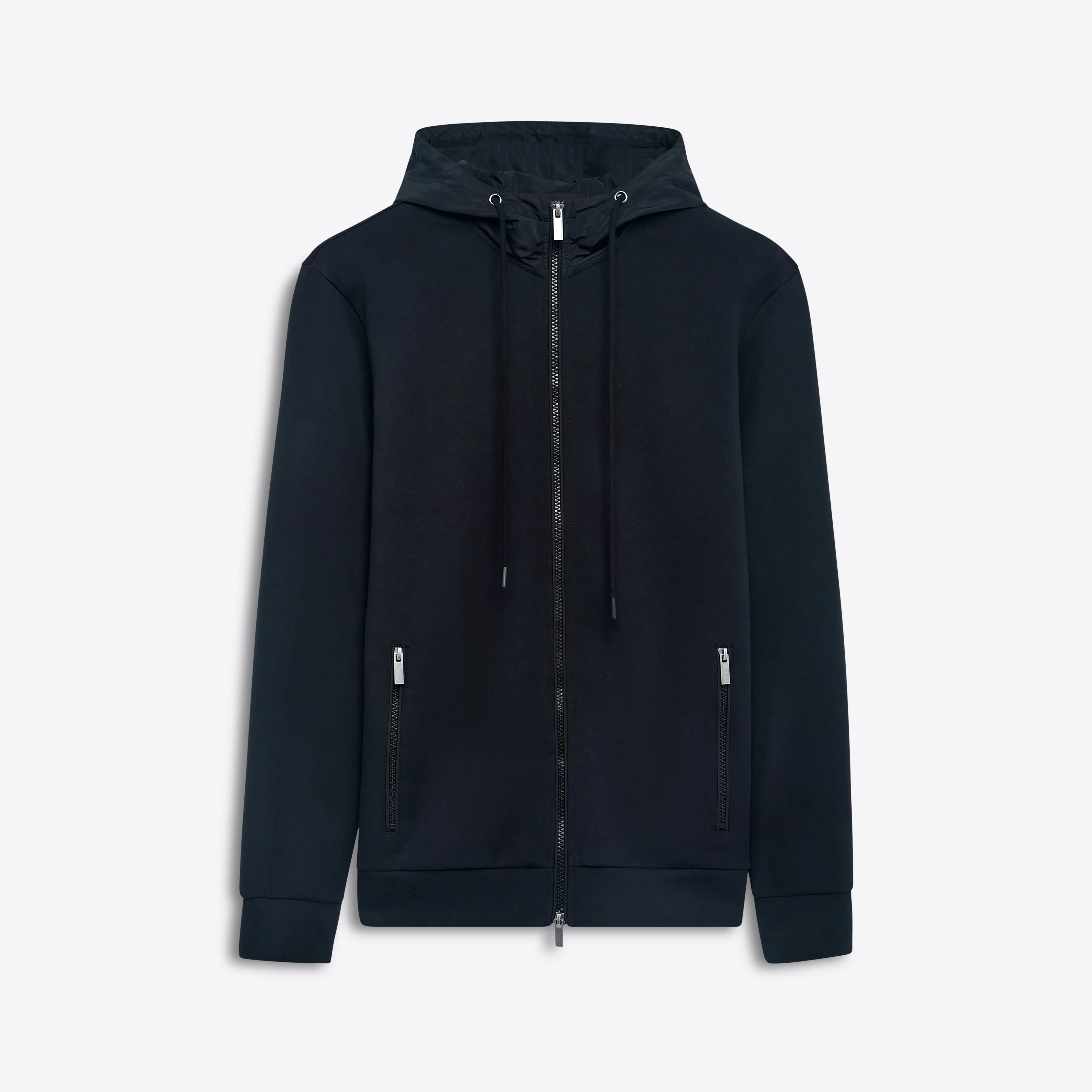 Full Zip Jacket With Hood sold by Bugatchi