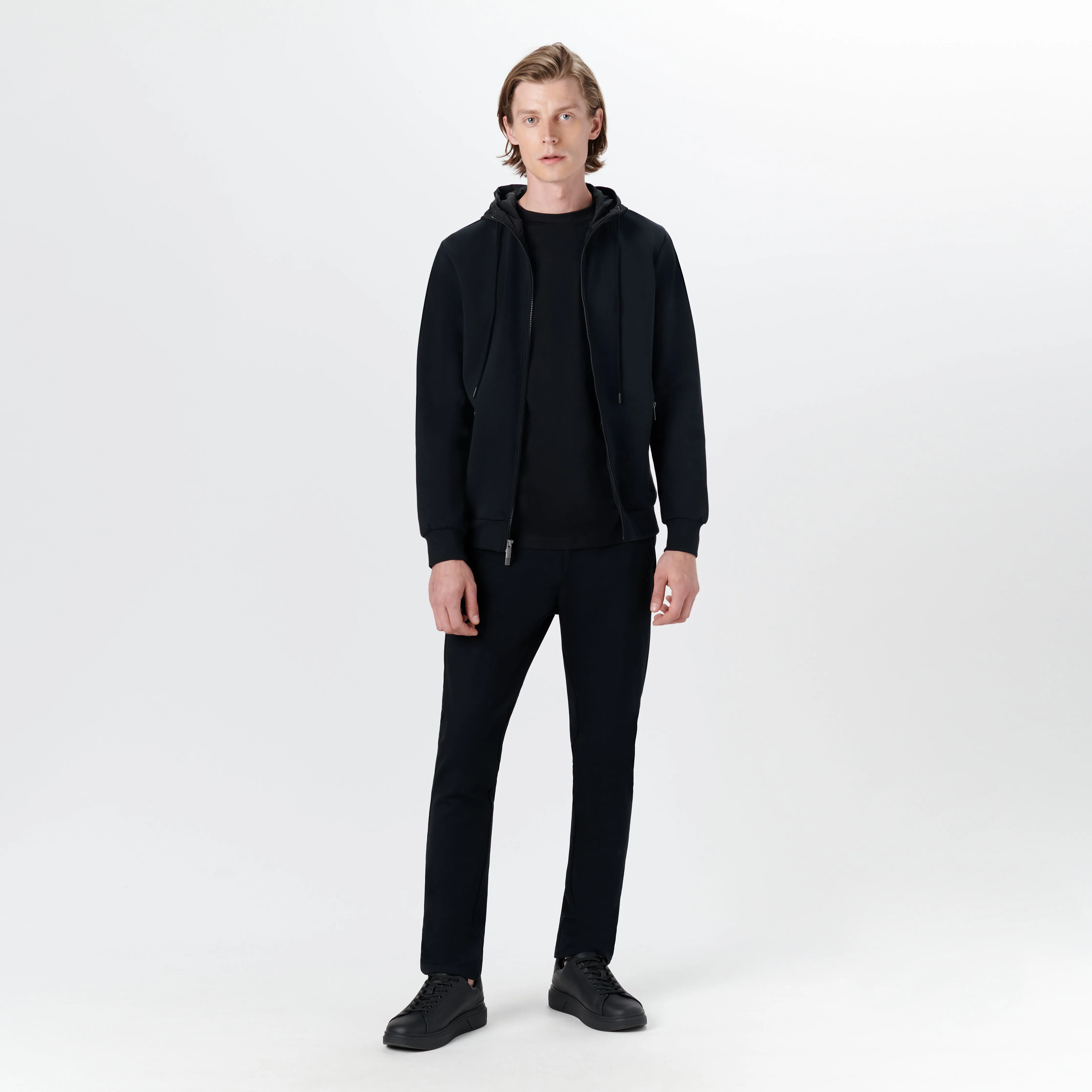 Full Zip Jacket With Hood sold by Bugatchi product image thumbnail 5