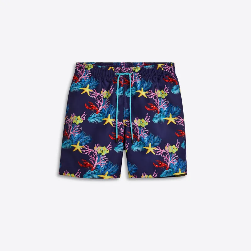 COSMO Marine Life Print Swim Trunks made by Bugatchi