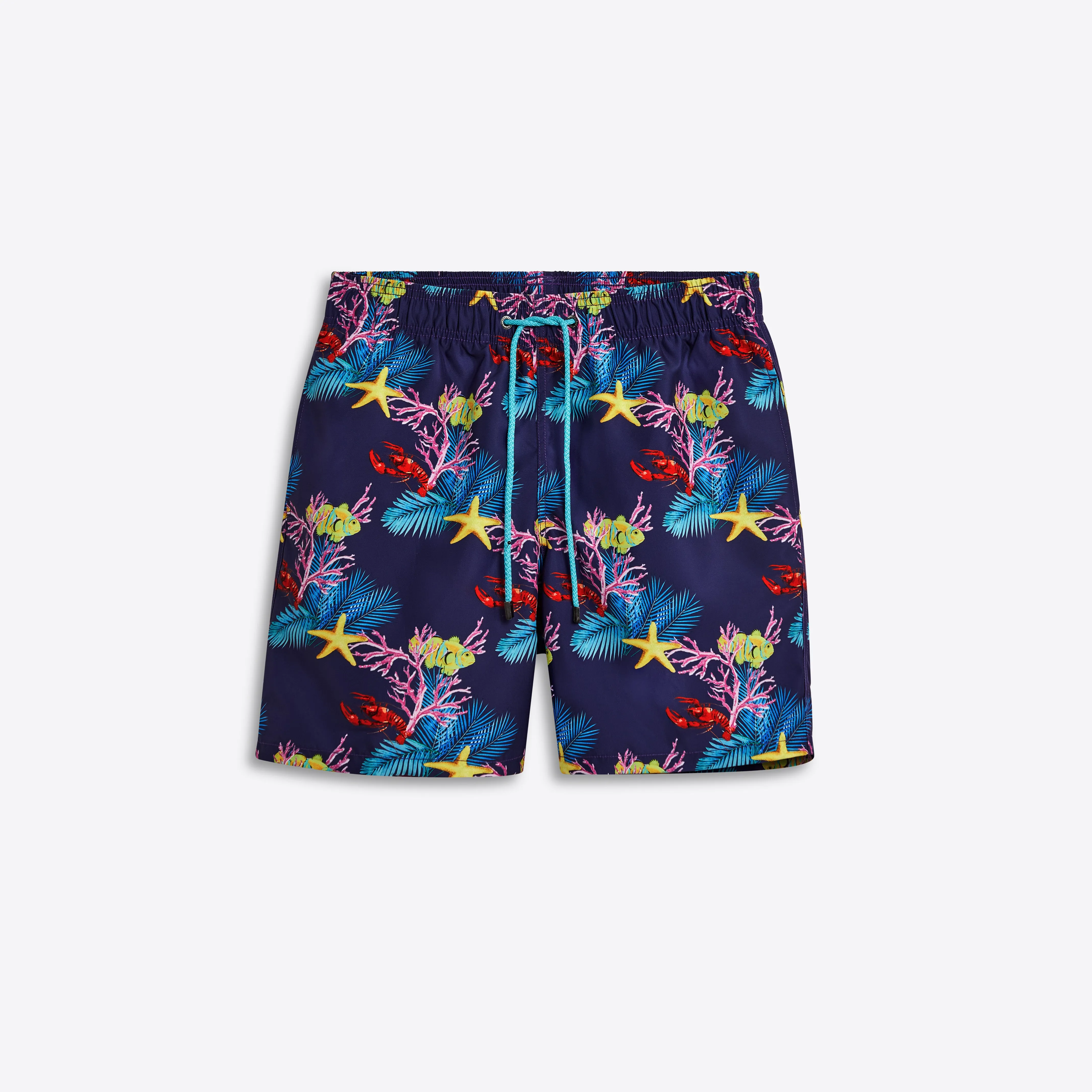 COSMO Marine Life Print Swim Trunks sold by Bugatchi