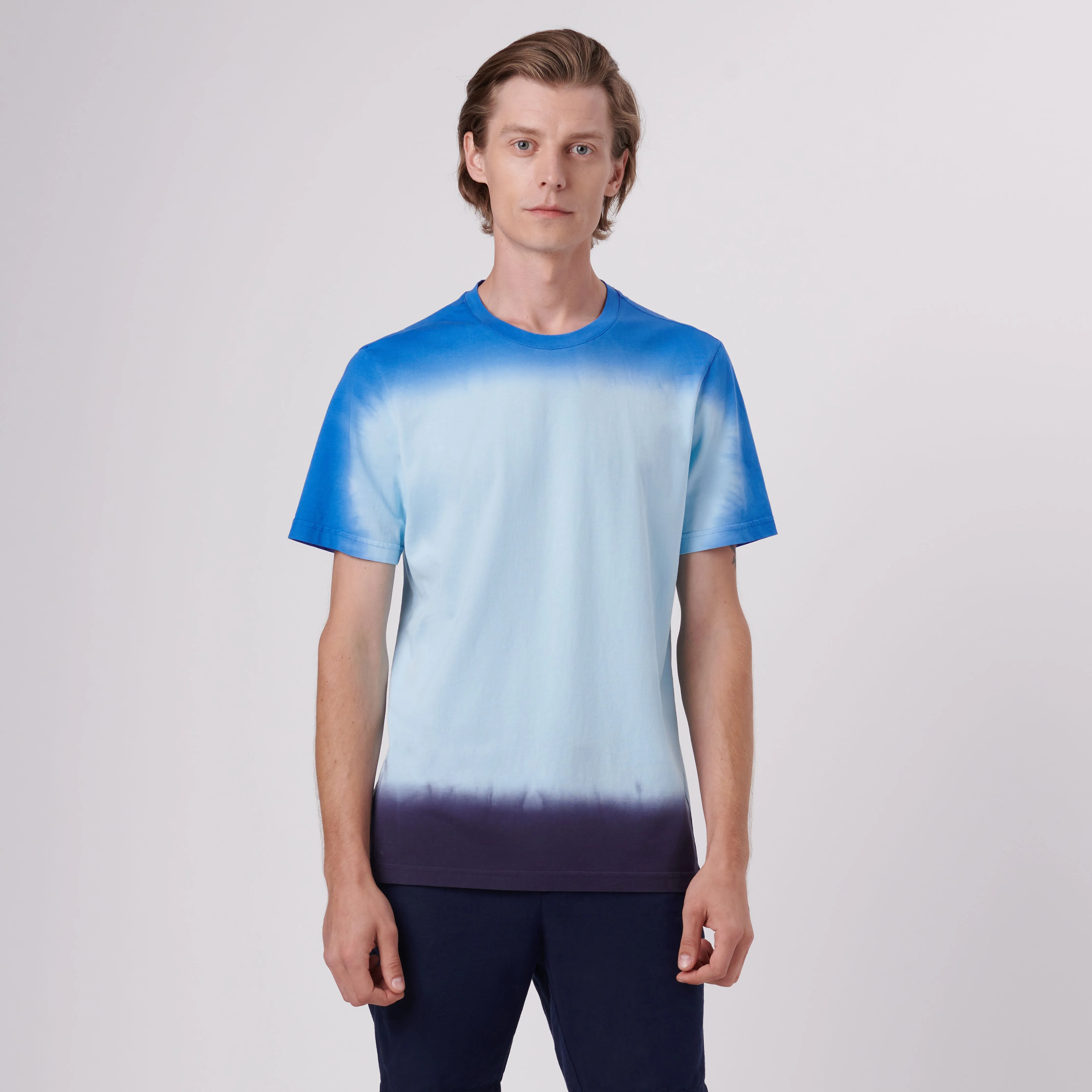 Gradient Print Crew Neck T-Shirt sold by Bugatchi product image thumbnail 2