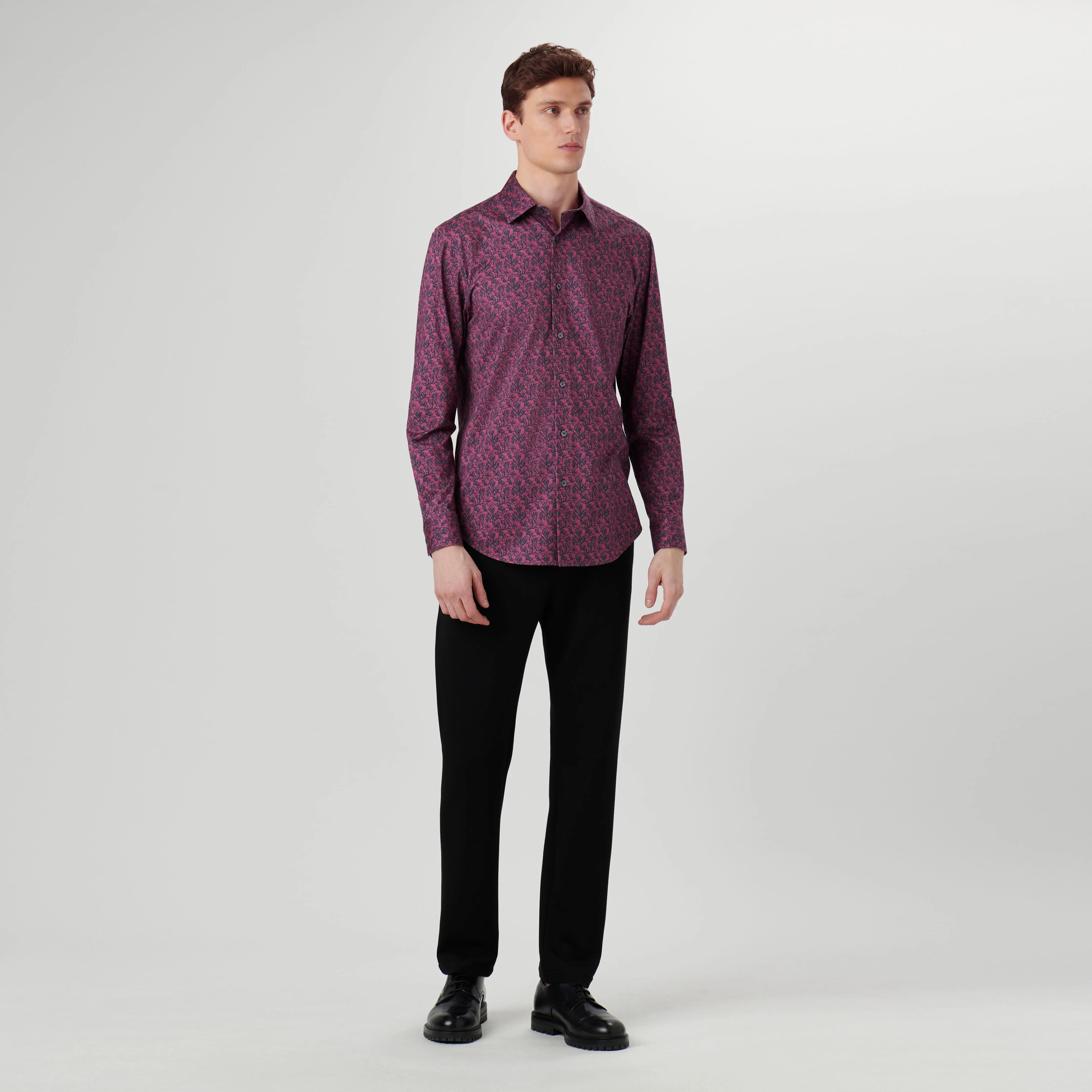 James Floral OoohCotton Shirt sold by Bugatchi product image thumbnail 5