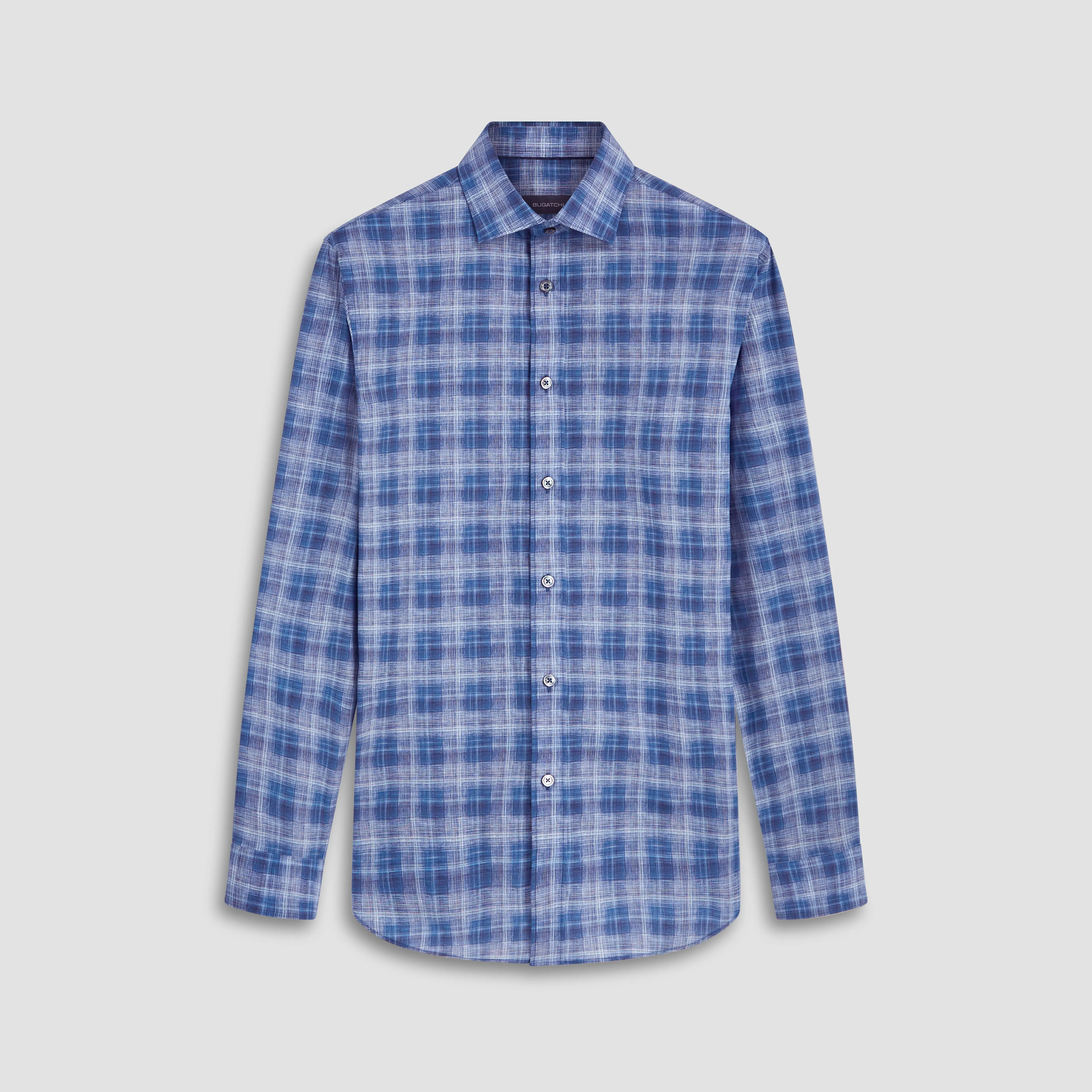Axel Plaid Print Shirt sold by Bugatchi
