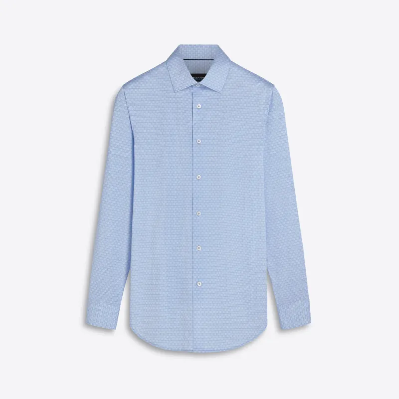 JAMES Linked Check OoohCotton Shirt sold by Bugatchi
