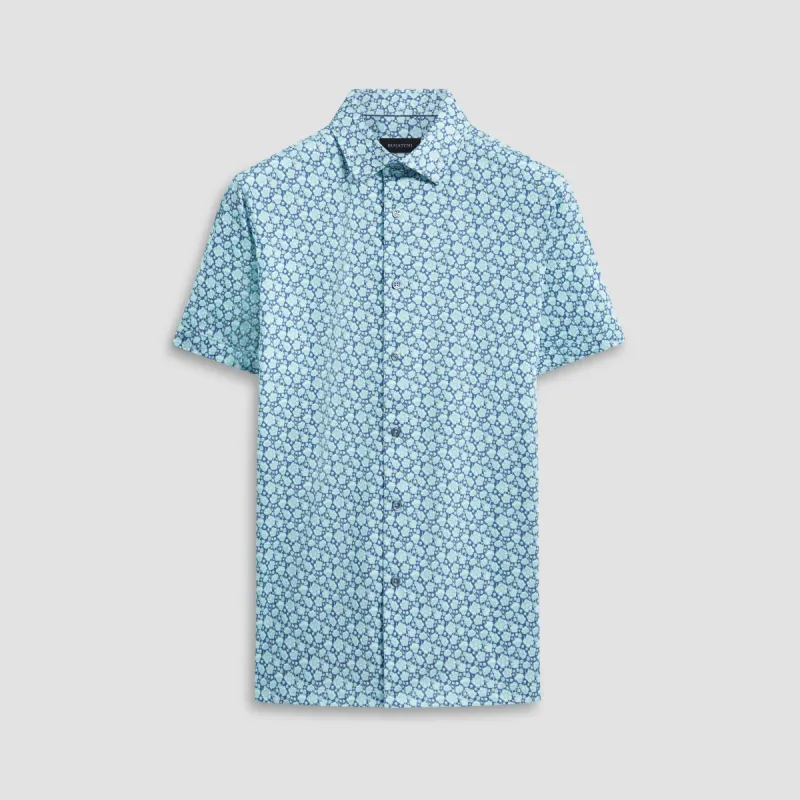 Milo Floral OoohCotton Short Sleeve Shirt sold by Bugatchi