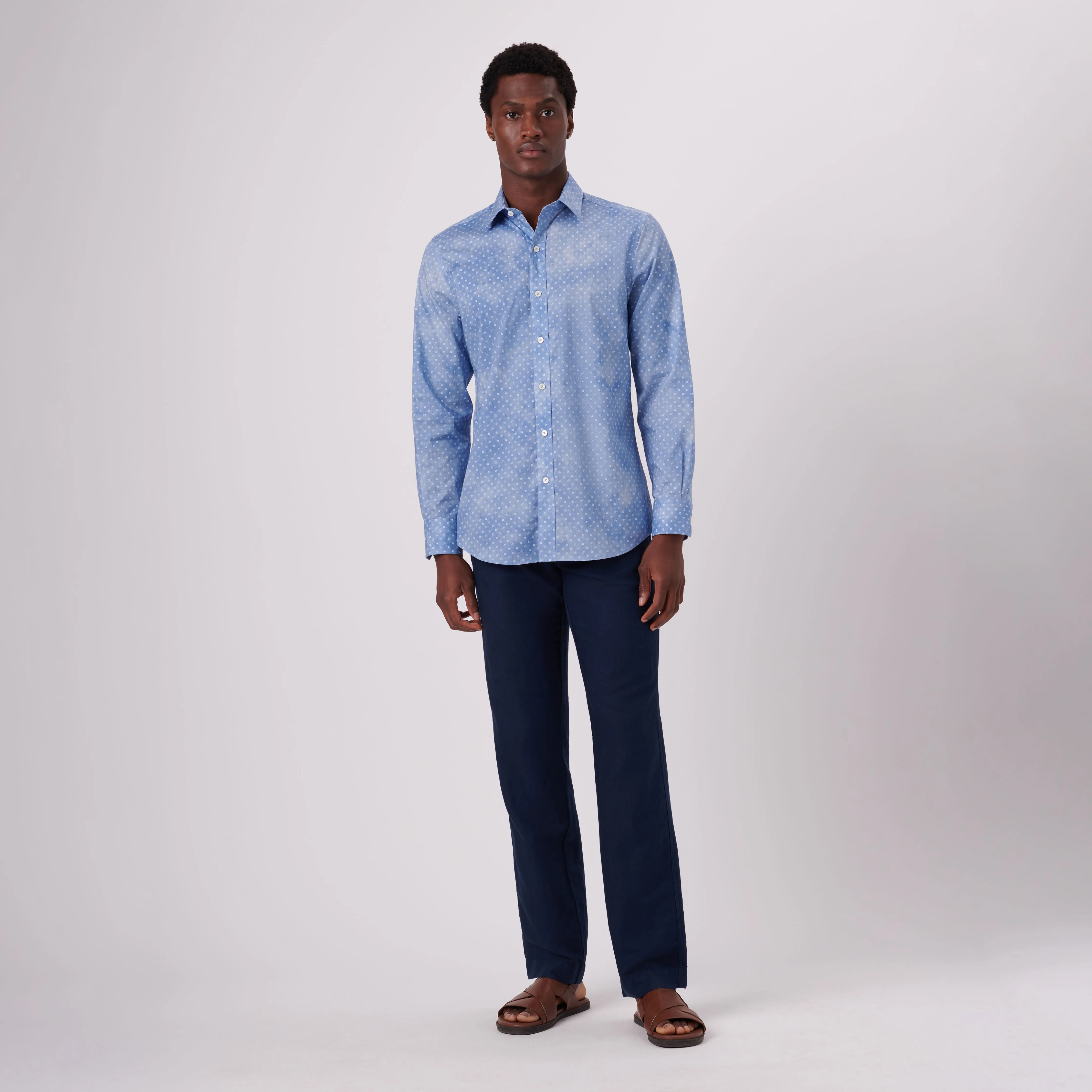 Julian Mini Floral Print Shirt sold by Bugatchi product image thumbnail 5