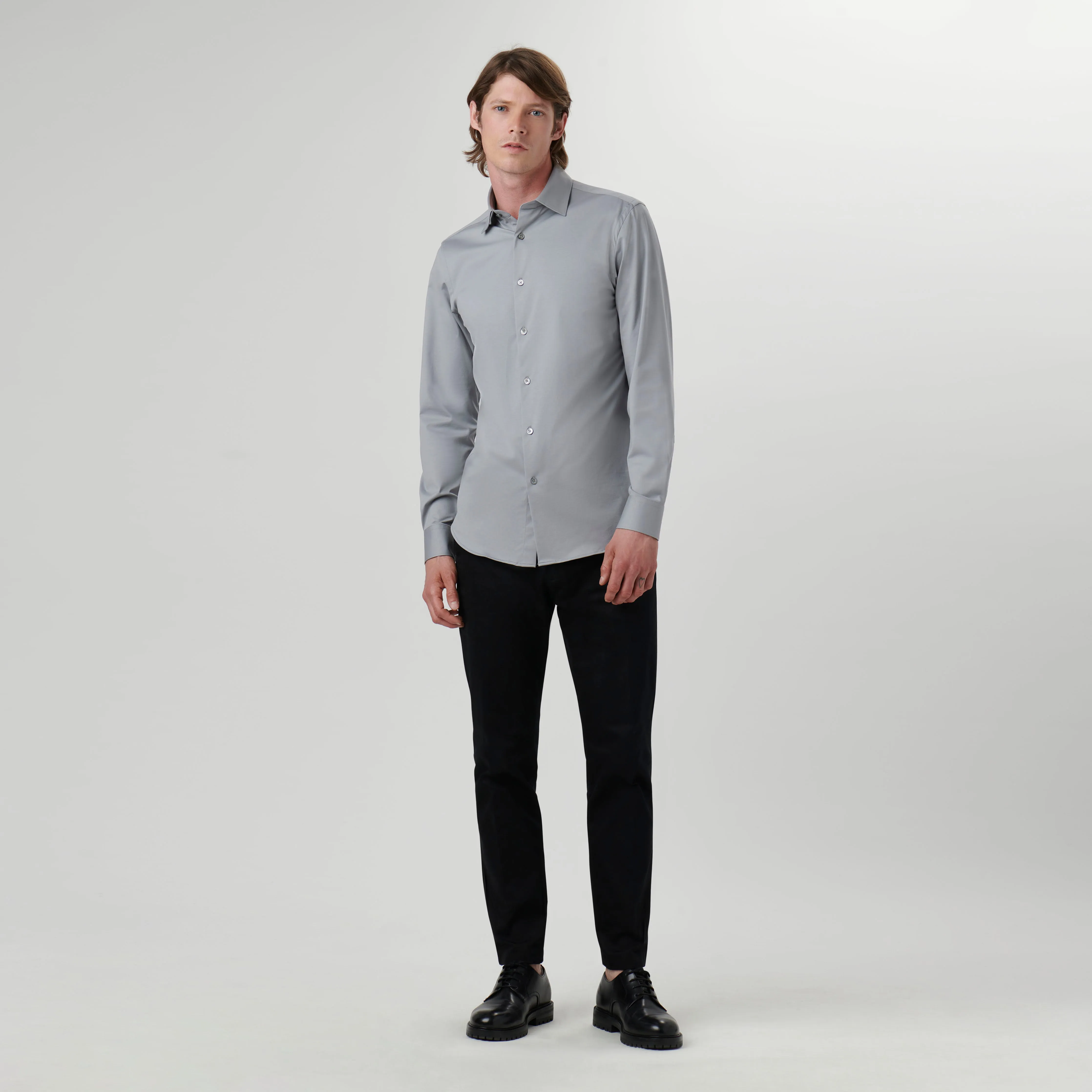 James Solid OoohCotton Shirt sold by Bugatchi product image thumbnail 5