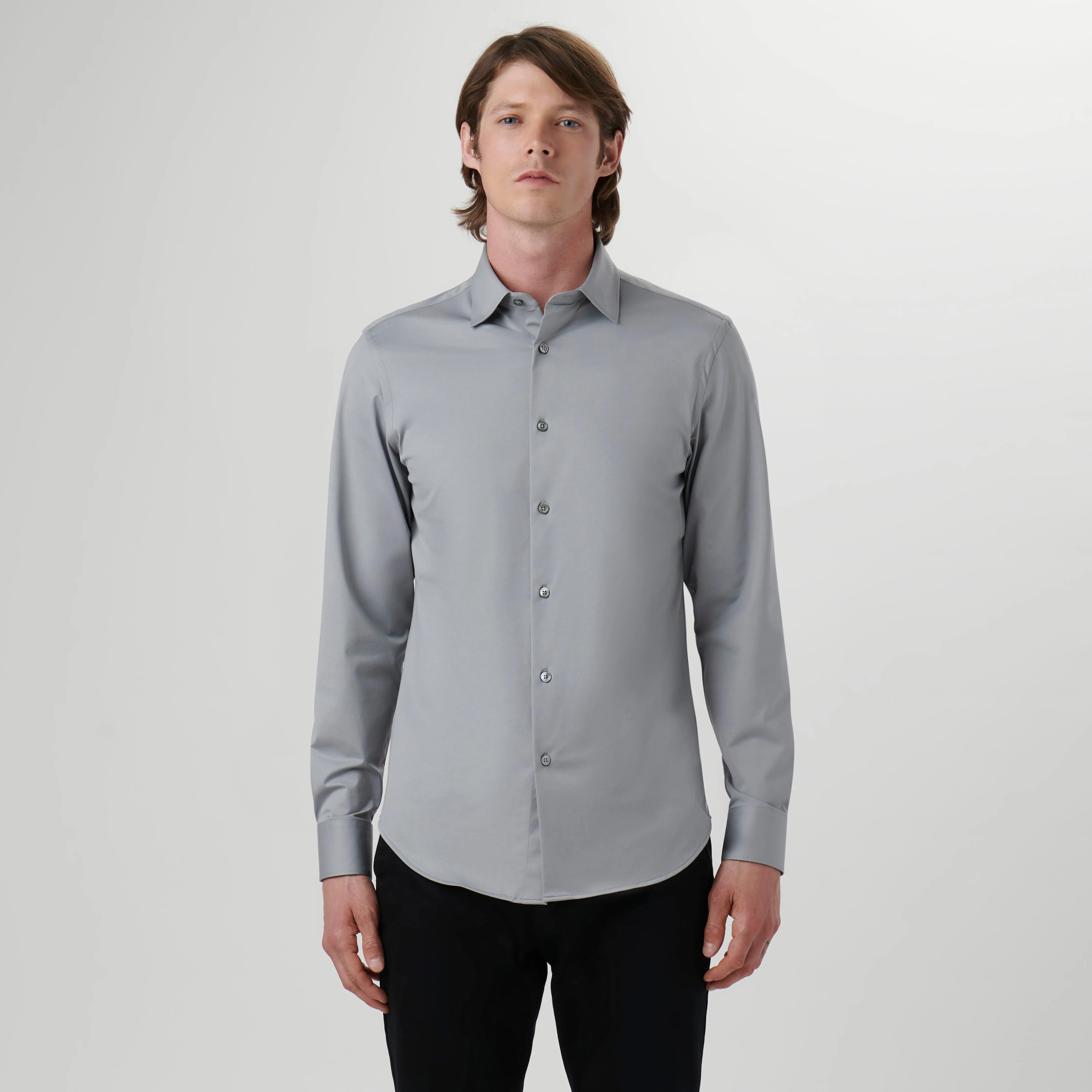 James Solid OoohCotton Shirt sold by Bugatchi product image thumbnail 2
