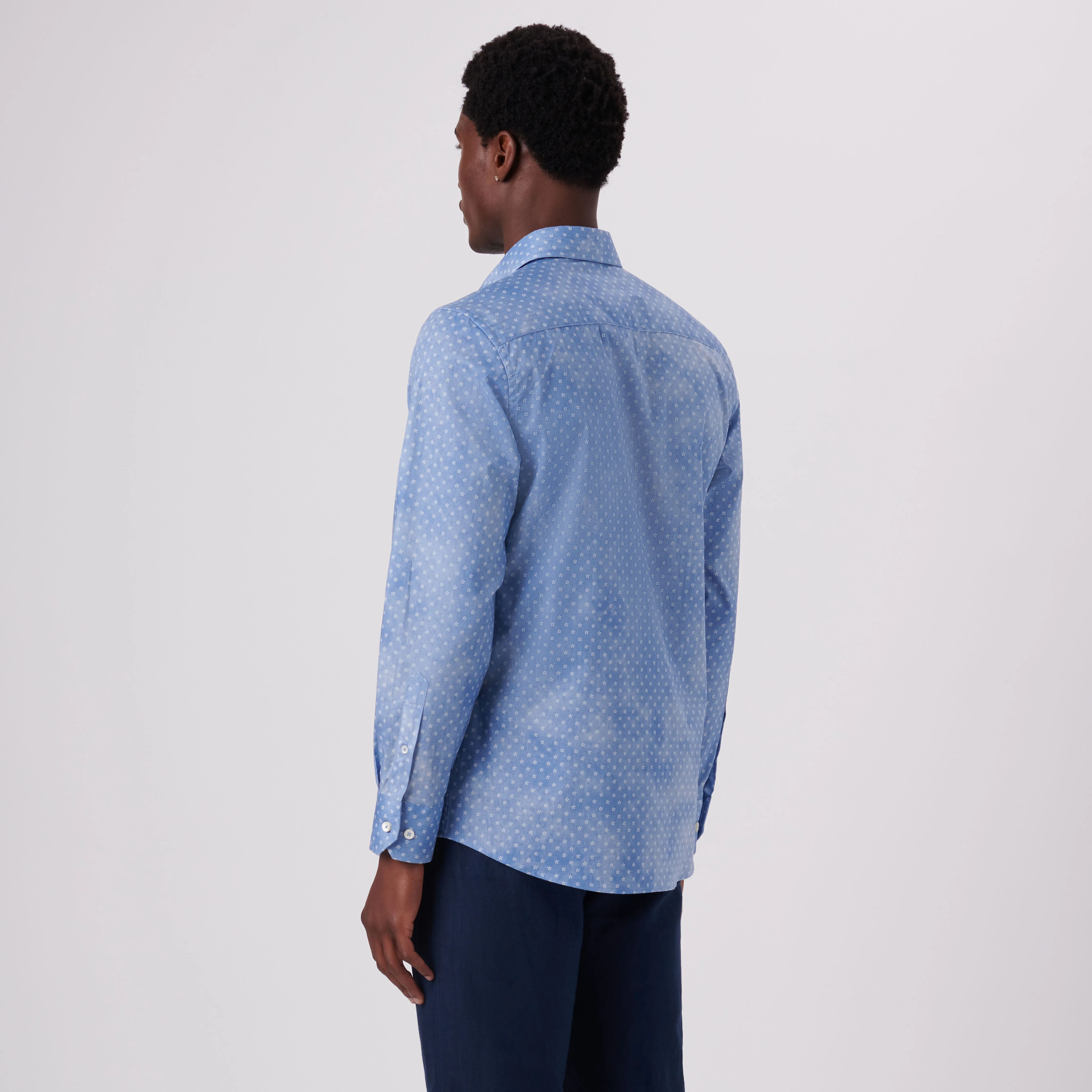 Julian Mini Floral Print Shirt sold by Bugatchi product image thumbnail 4