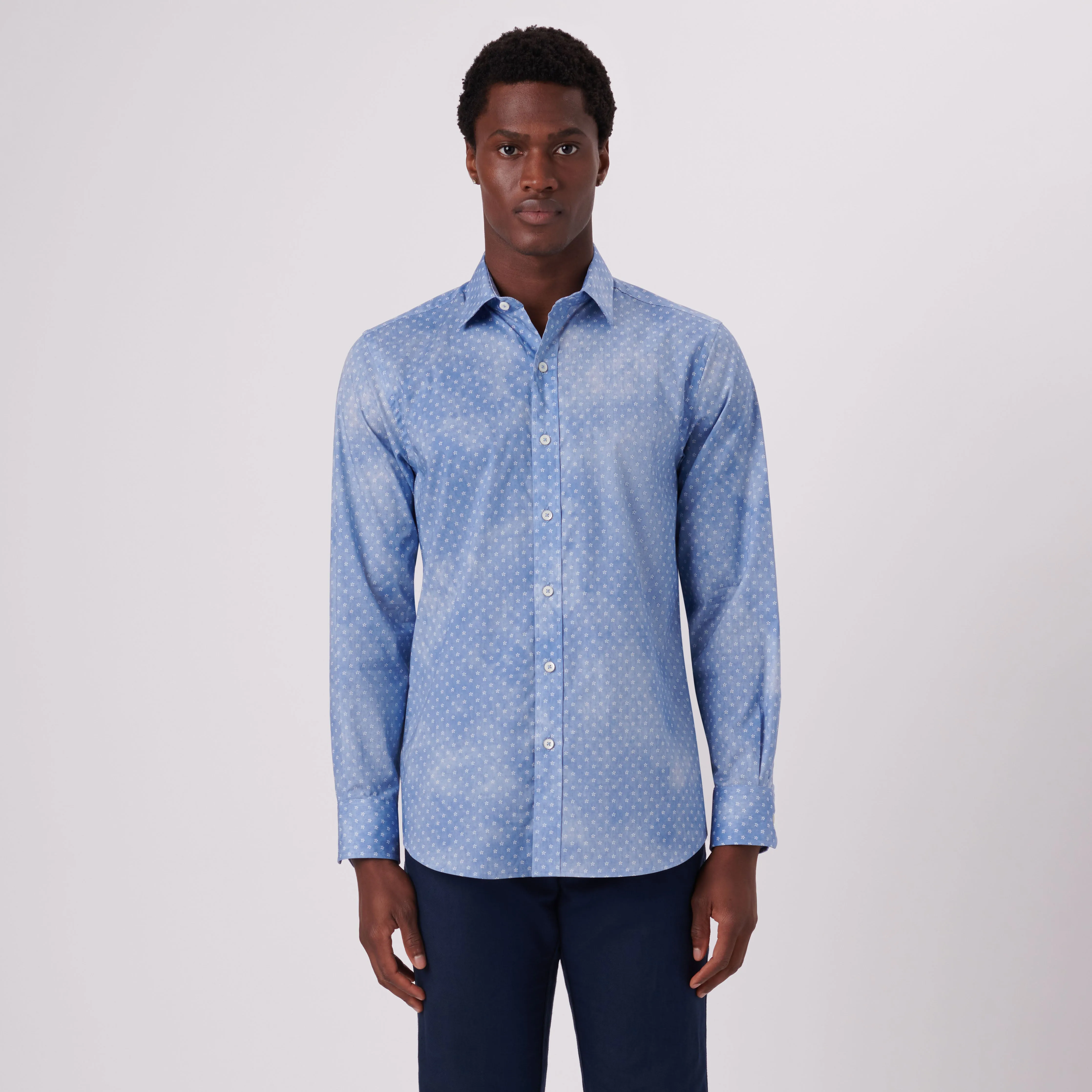 Julian Mini Floral Print Shirt sold by Bugatchi product image thumbnail 2
