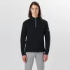 Long Sleeve Quarter Zip Pullover sold by Bugatchi