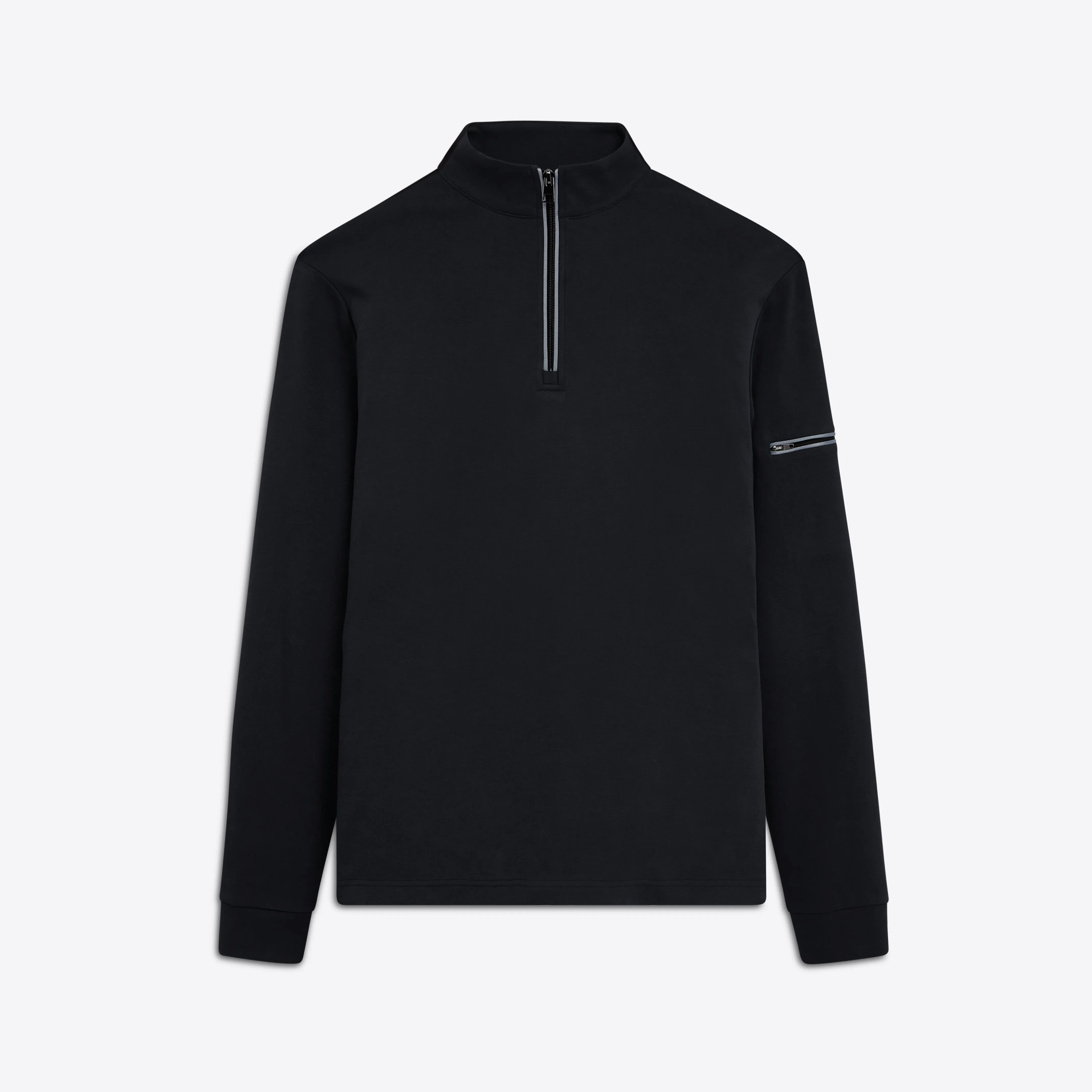 Long Sleeve Quarter Zip Pullover sold by Bugatchi
