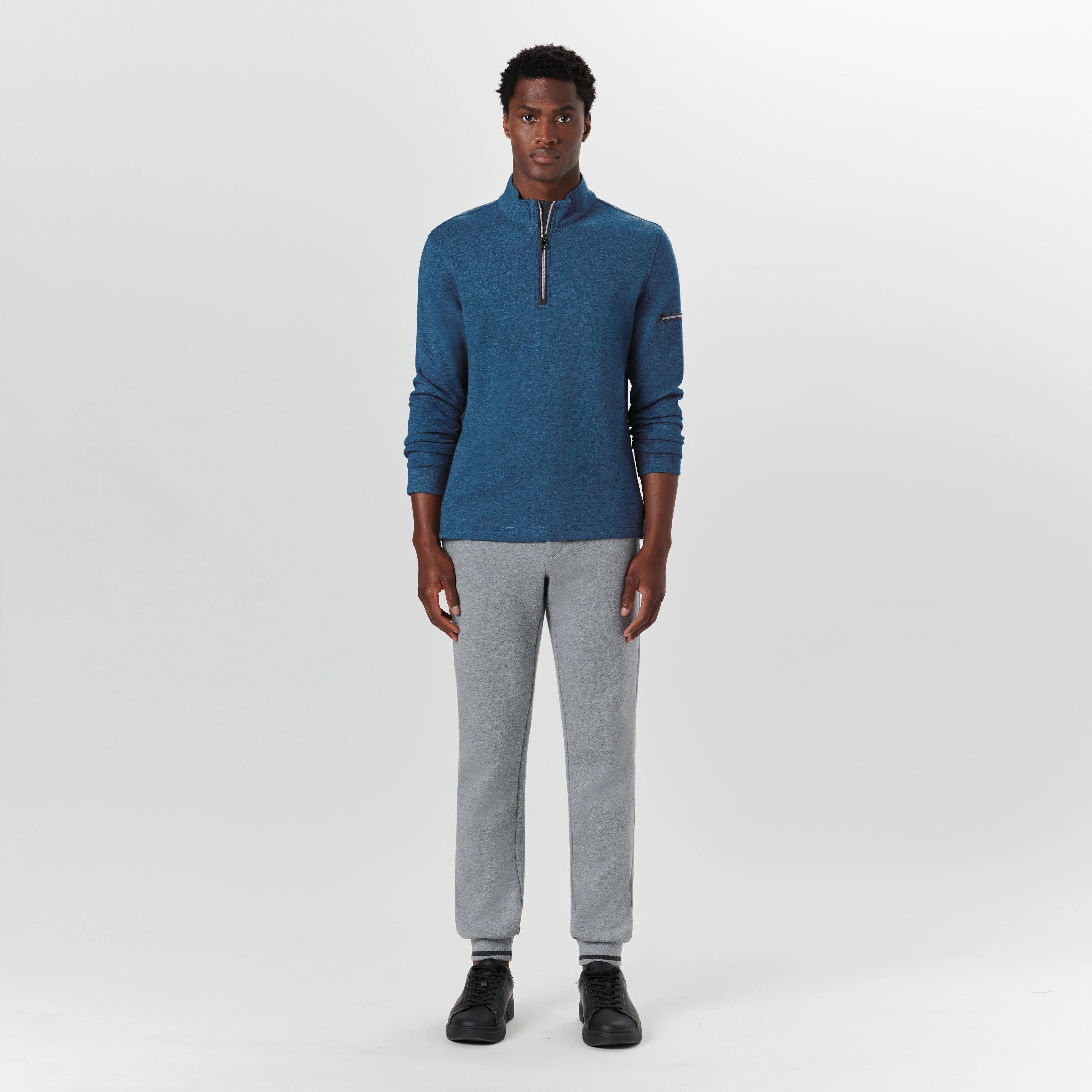 Quarter Zip Pullover Sweatshirt sold by Bugatchi product image thumbnail 5